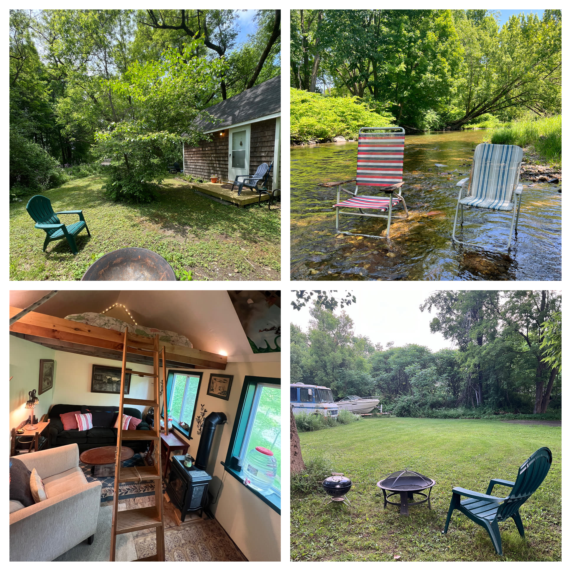 Riverside Retreat and Tiny Cabin