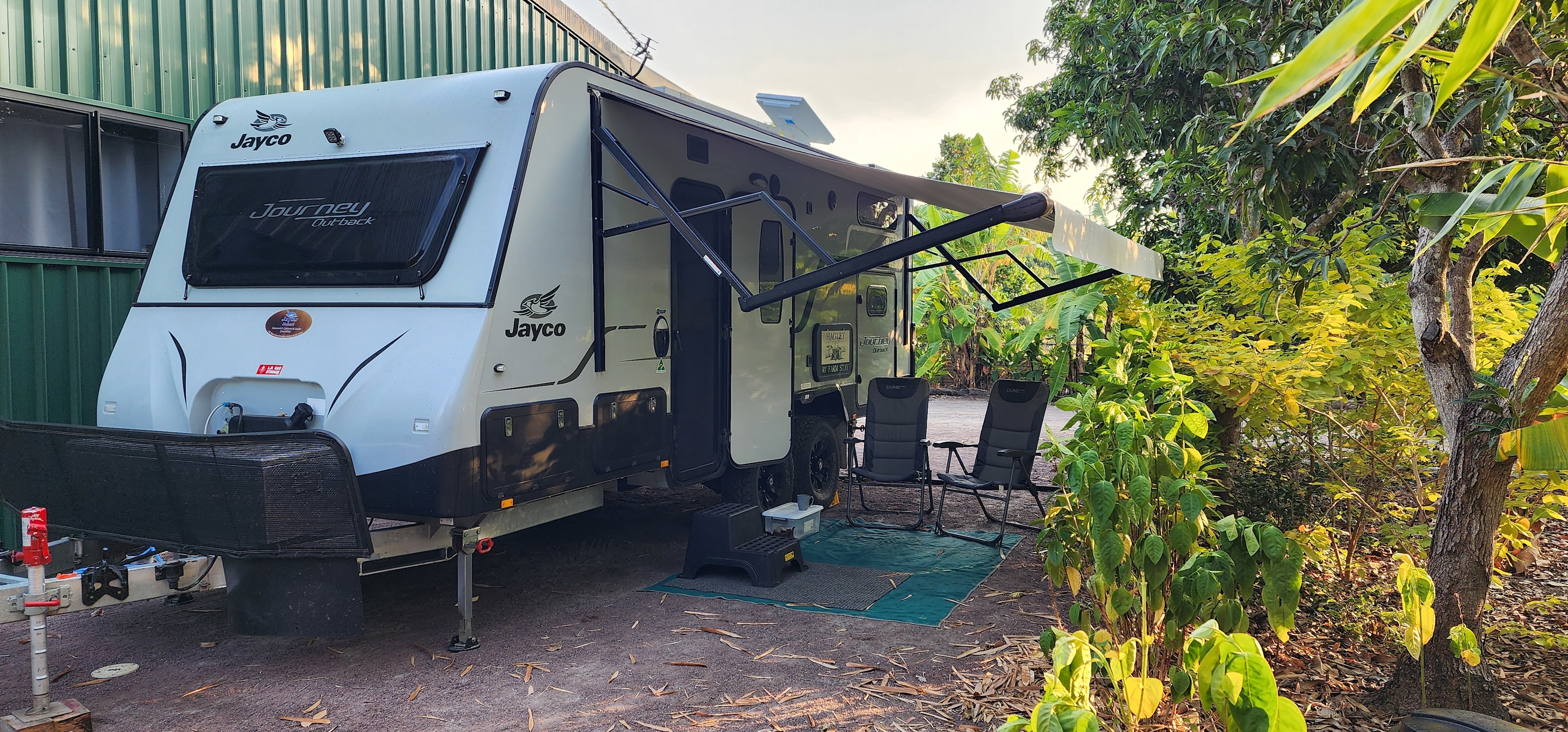 Secluded serenity in lush native garden