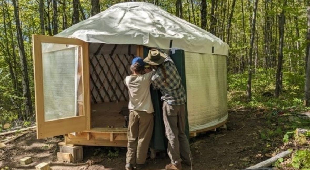 Off-Grid Secluded Forest Yurts