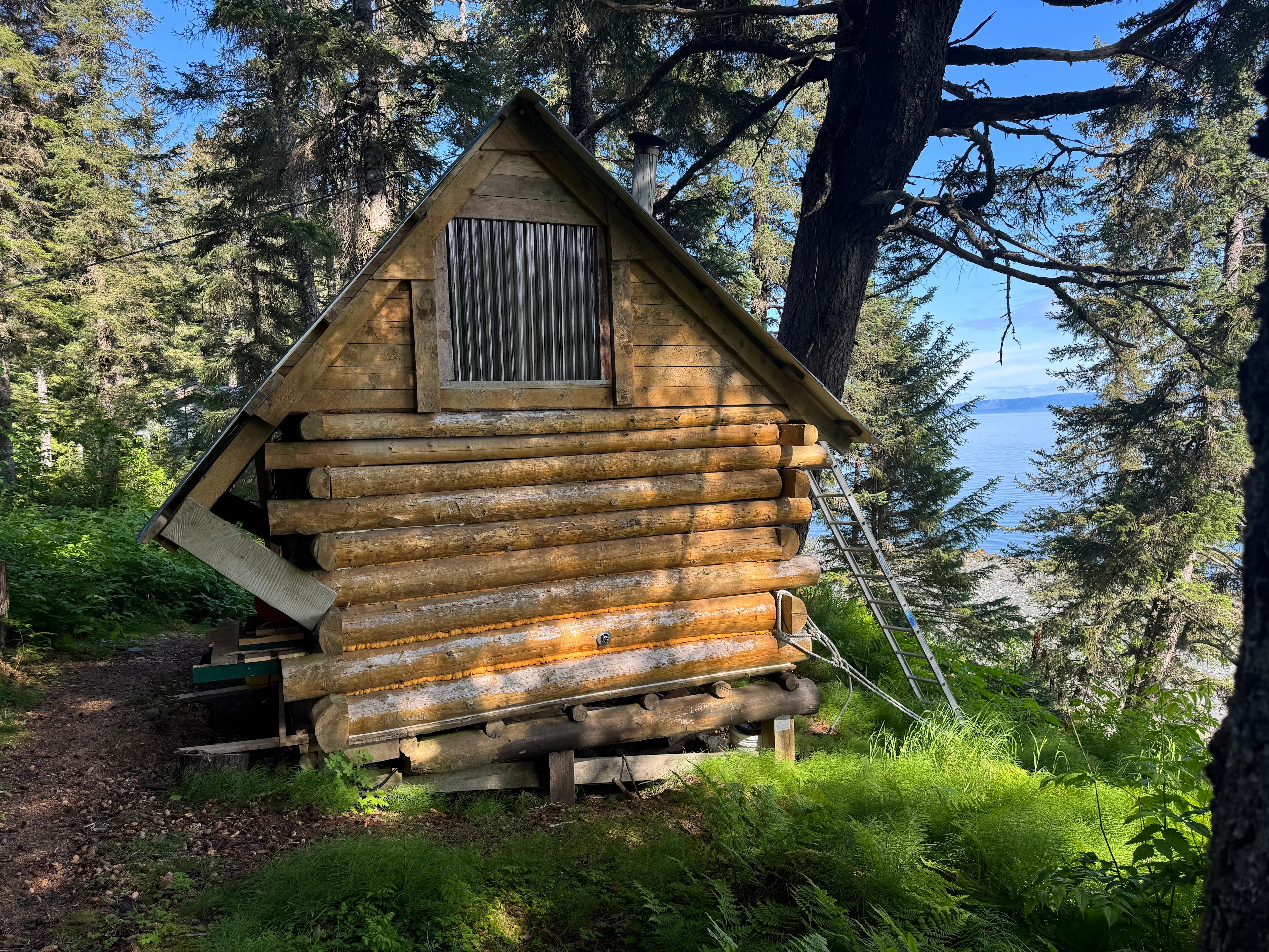 Back side of cabin.