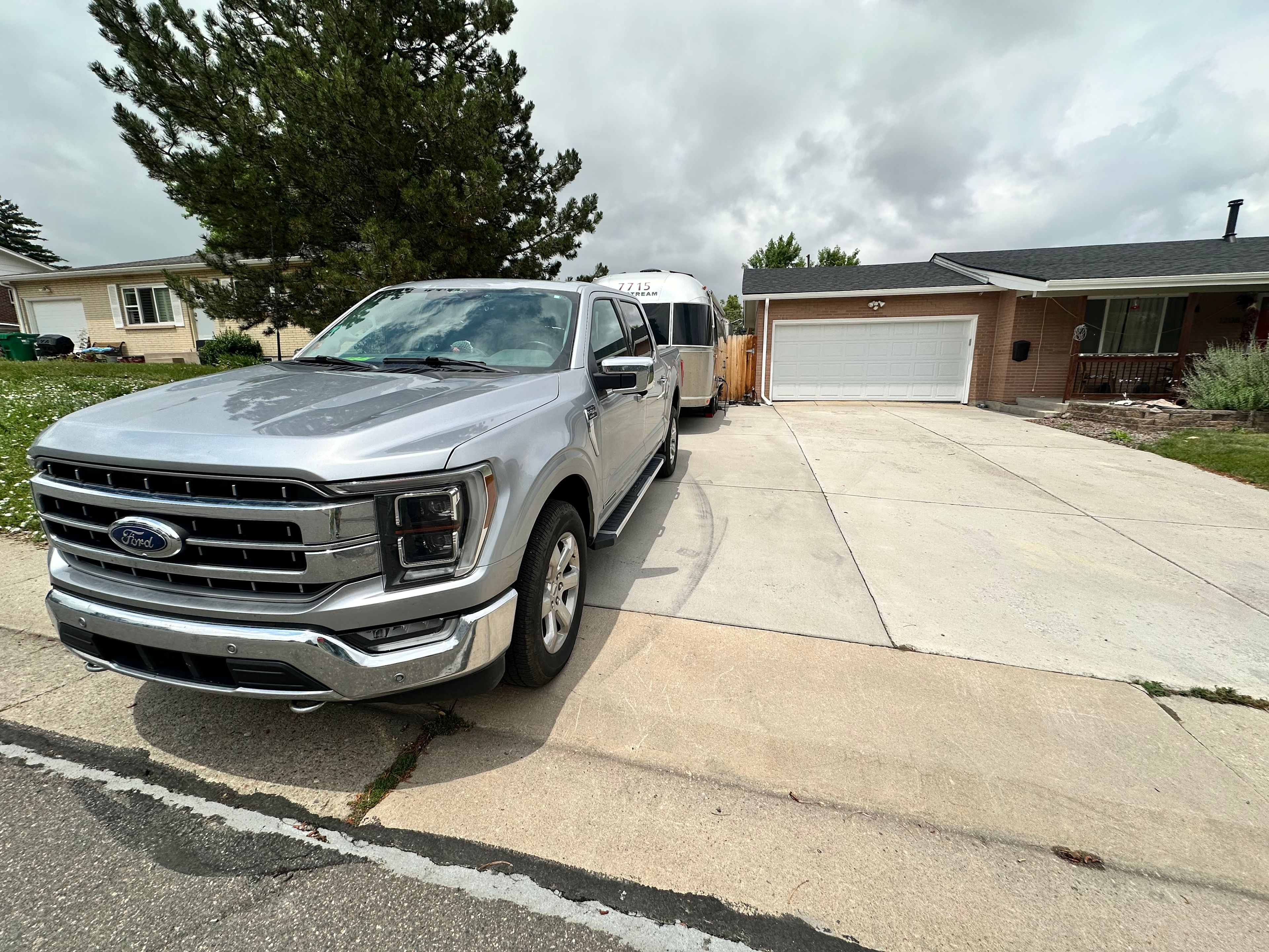 Perfect. 23ft Airstream + f150 