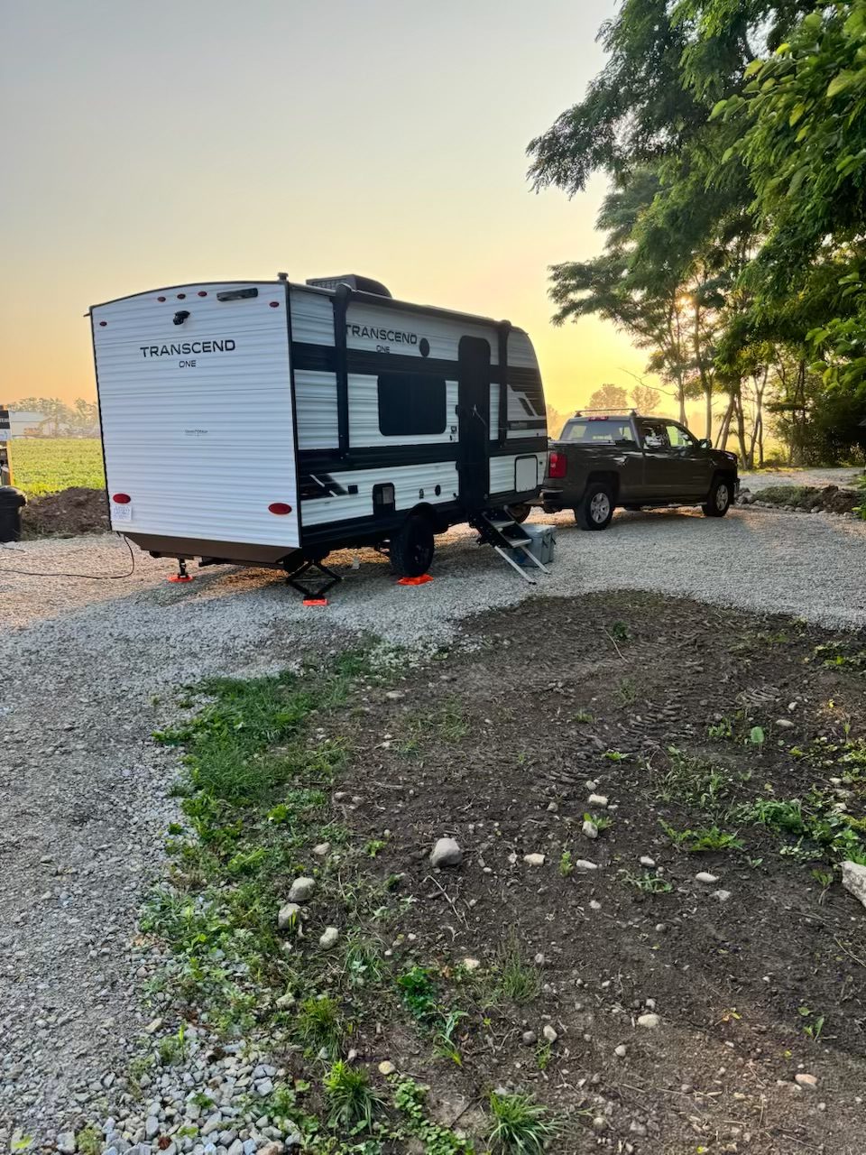 Nice 30 amp site…. Water soon!!