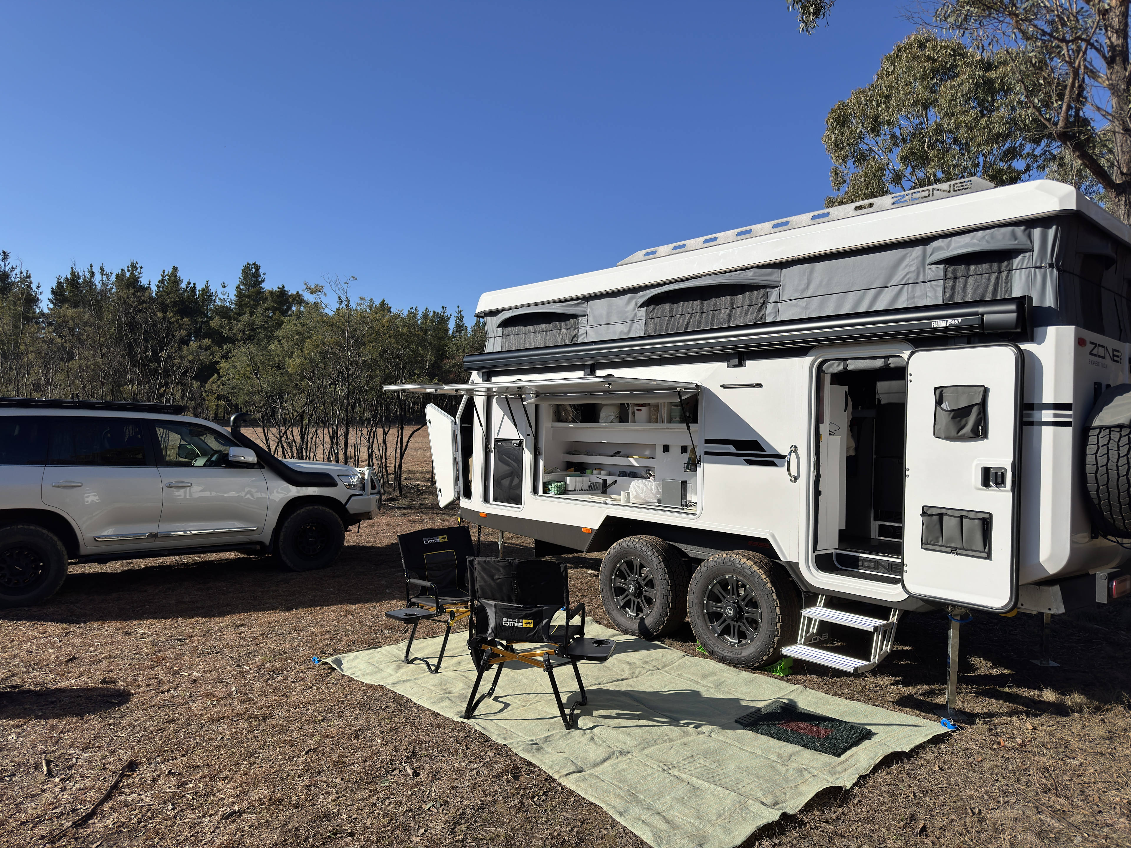 Great level site. Firepit available. Easy access