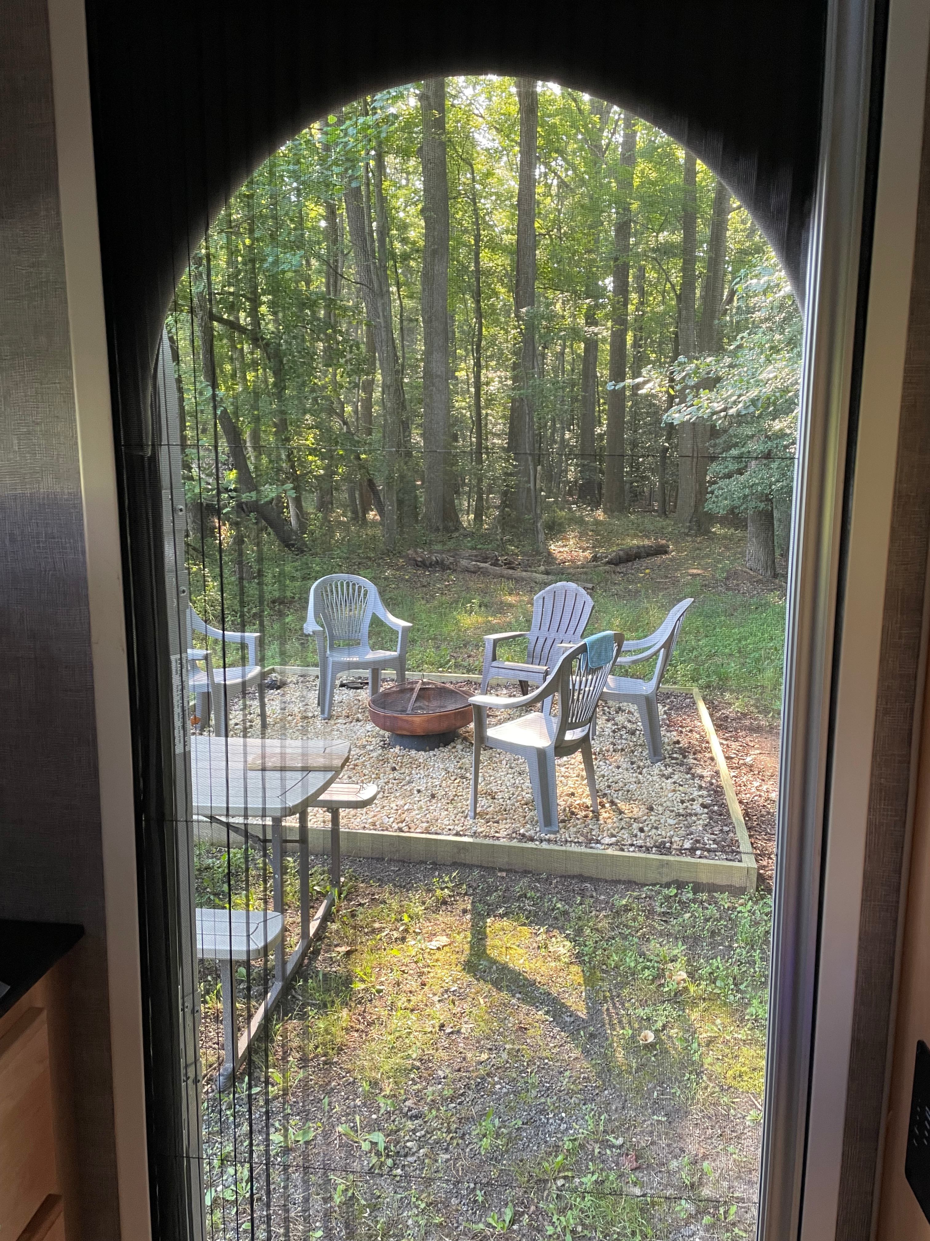 Private camp on horse farm