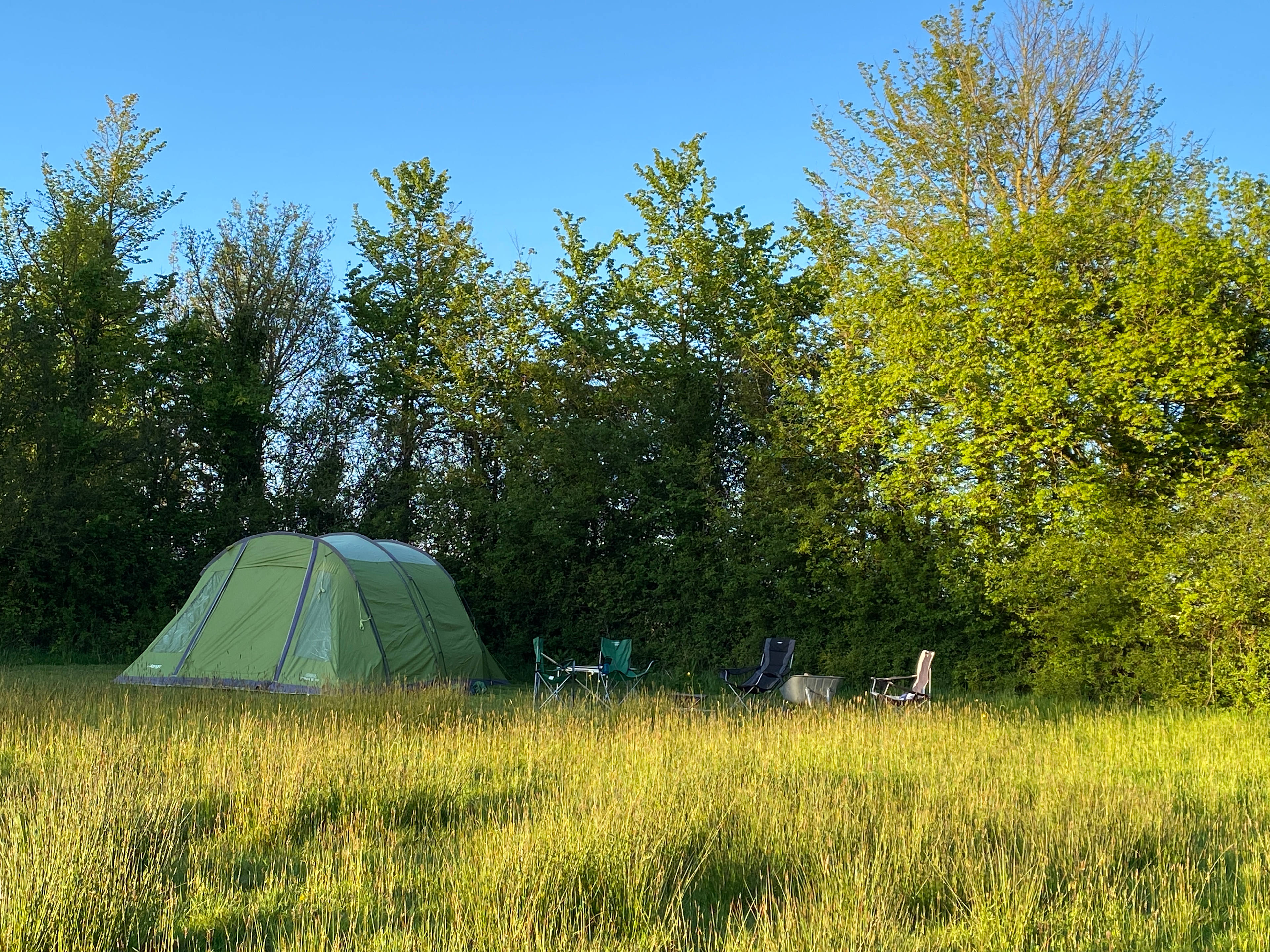 Tent on Grass Pitch - Prime Farm