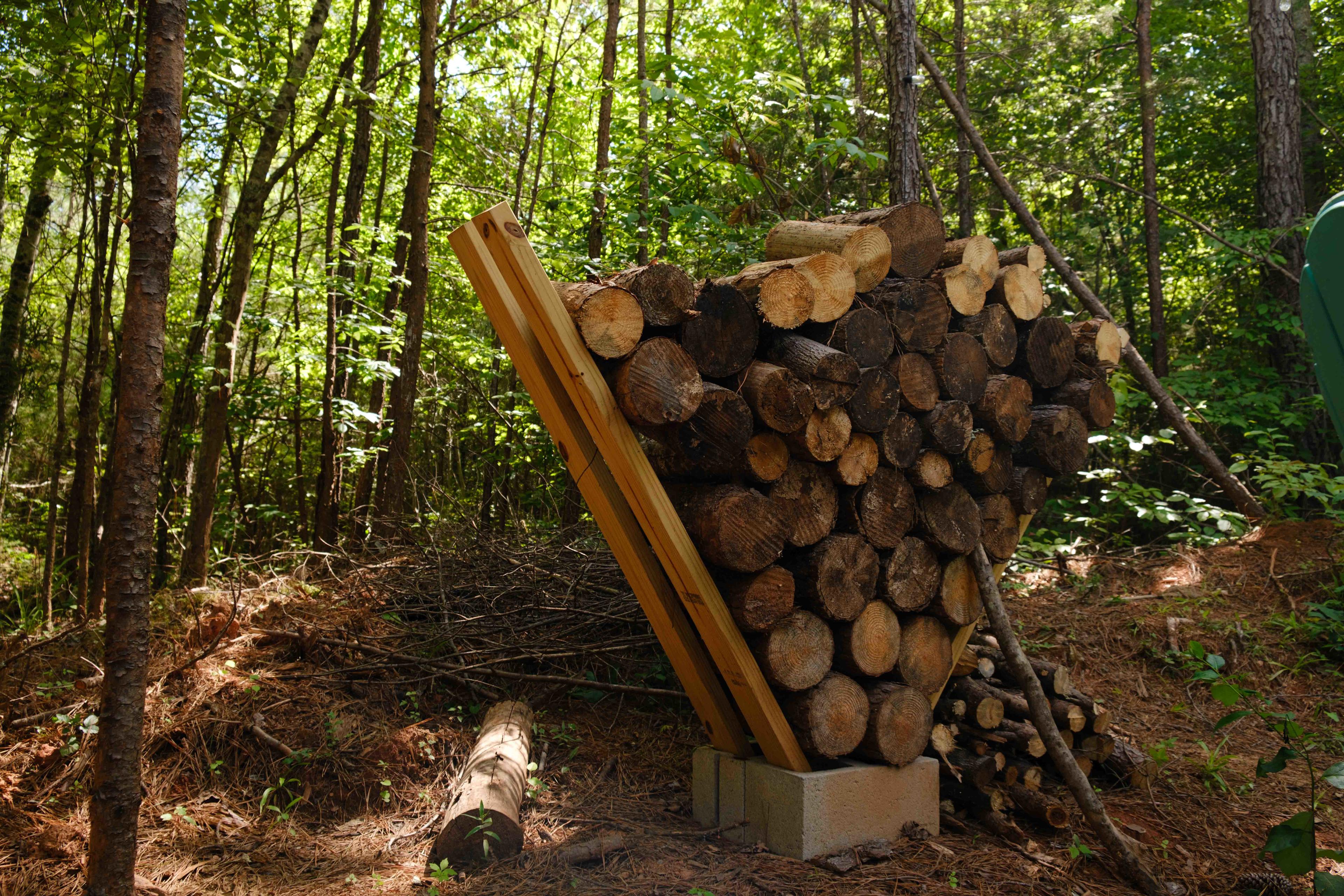 The hosts provide firewood!