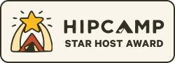 Received Hipcamp's Star Host Award!