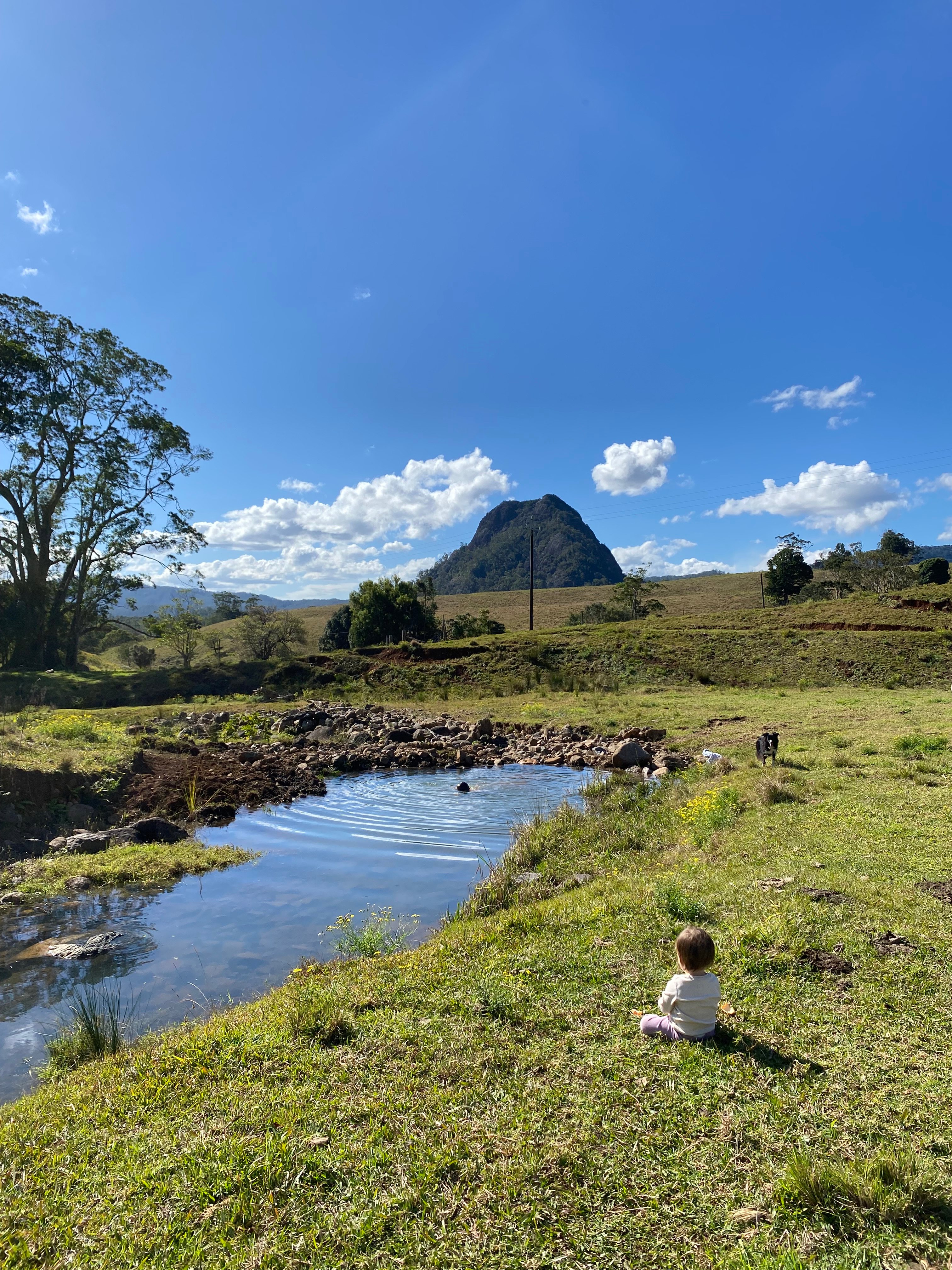 Swimming hole at campsite