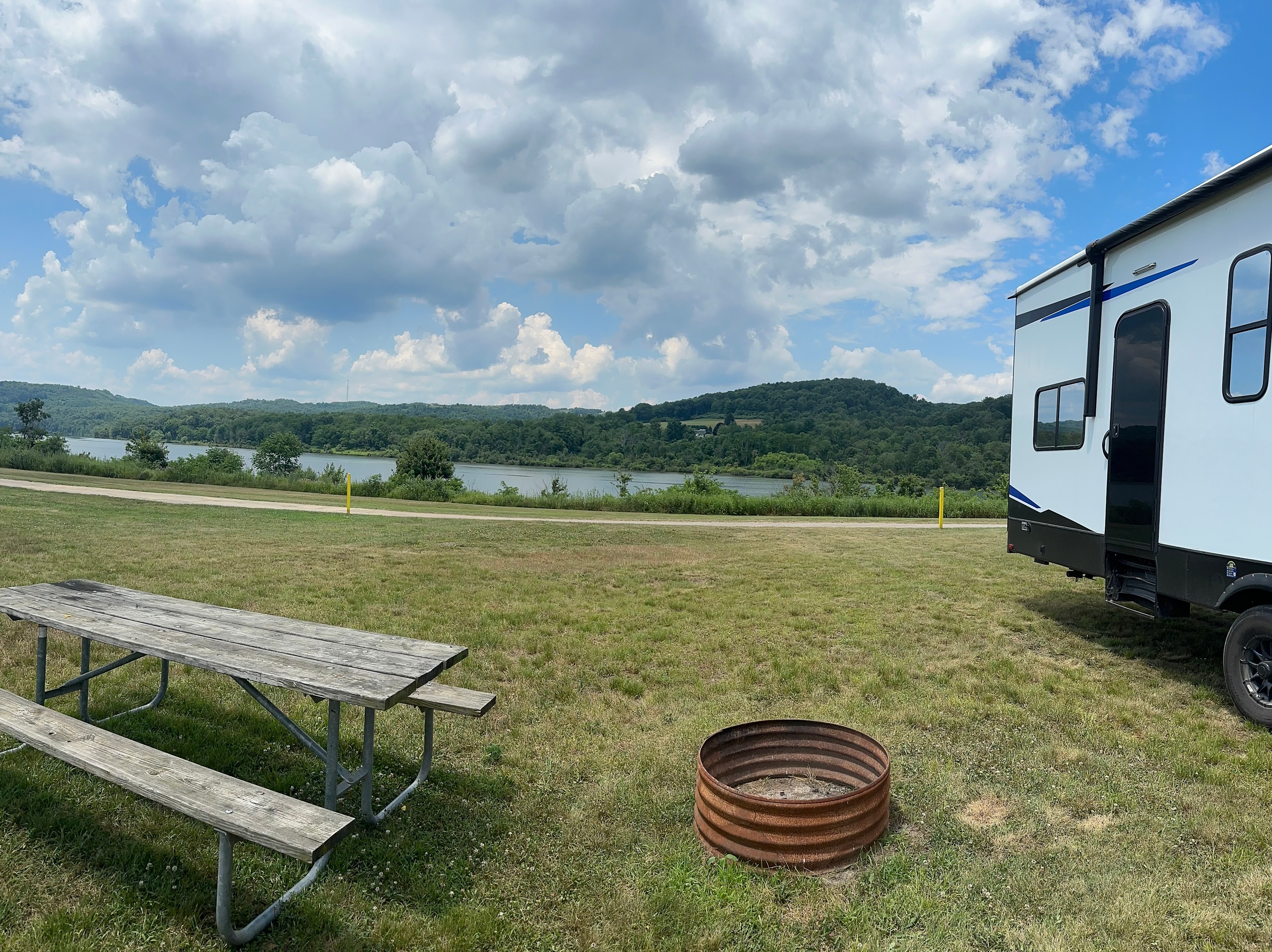 Lake from our camp site.