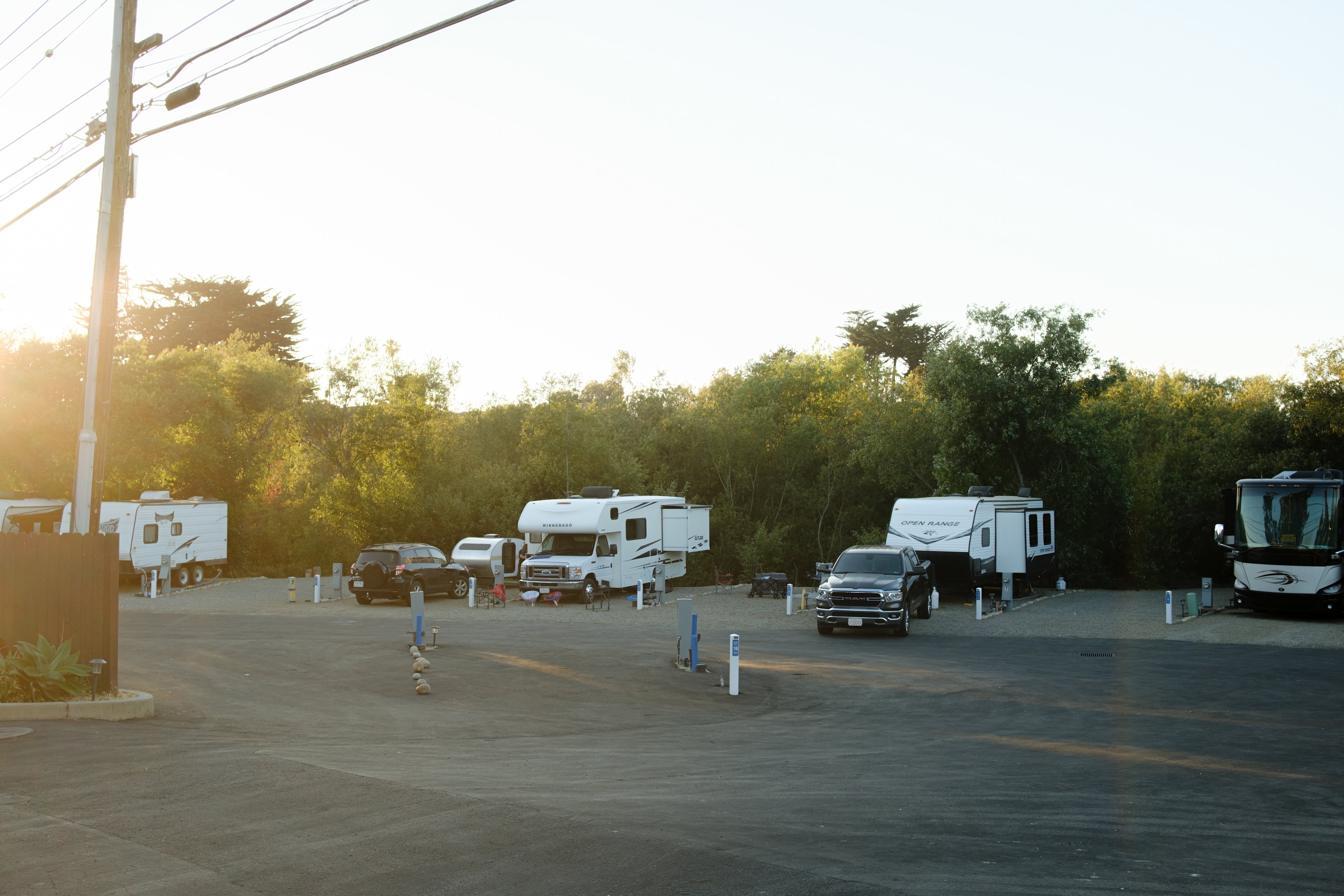 The camp area. 