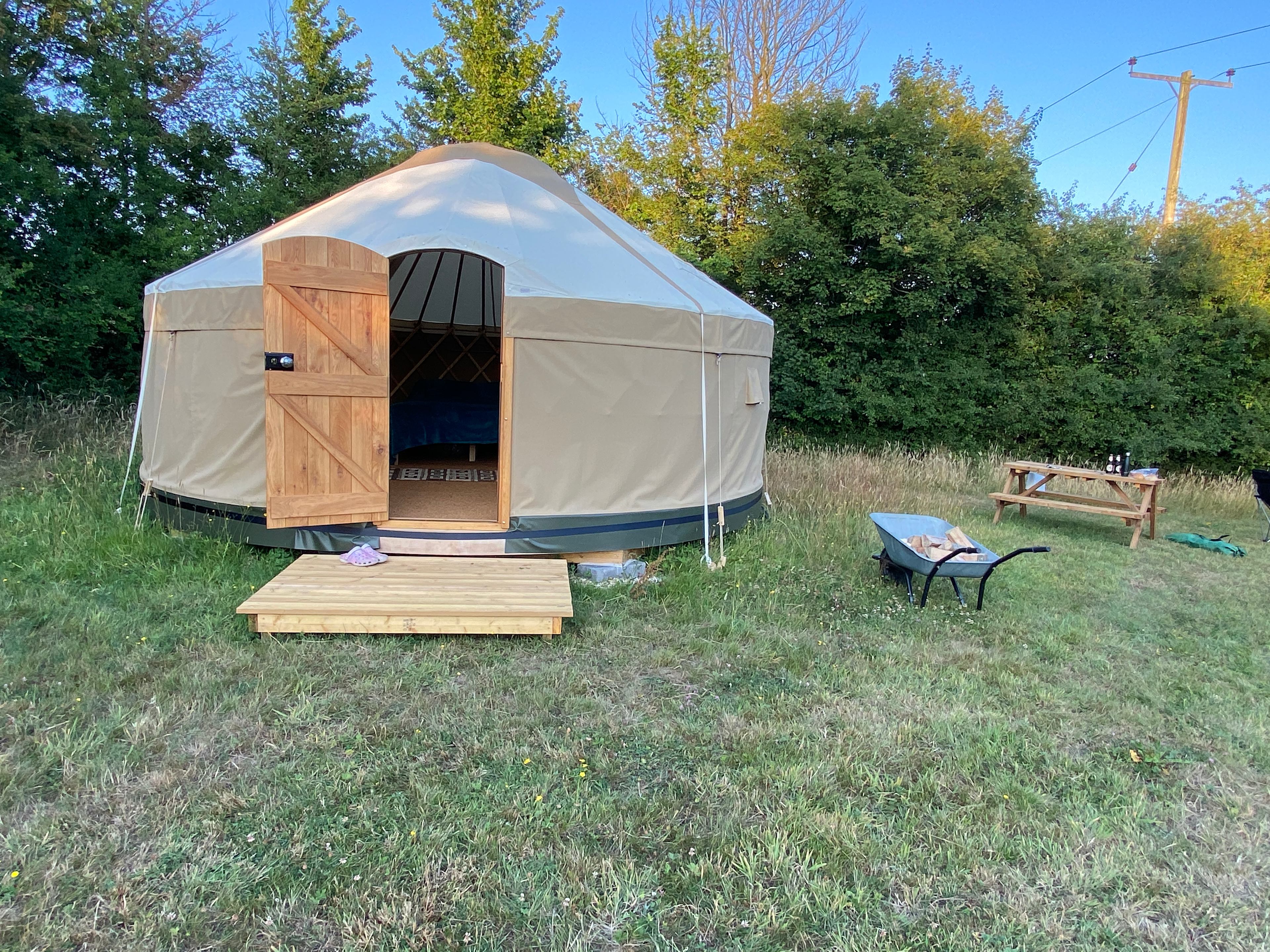 The Yurt in its own meadow