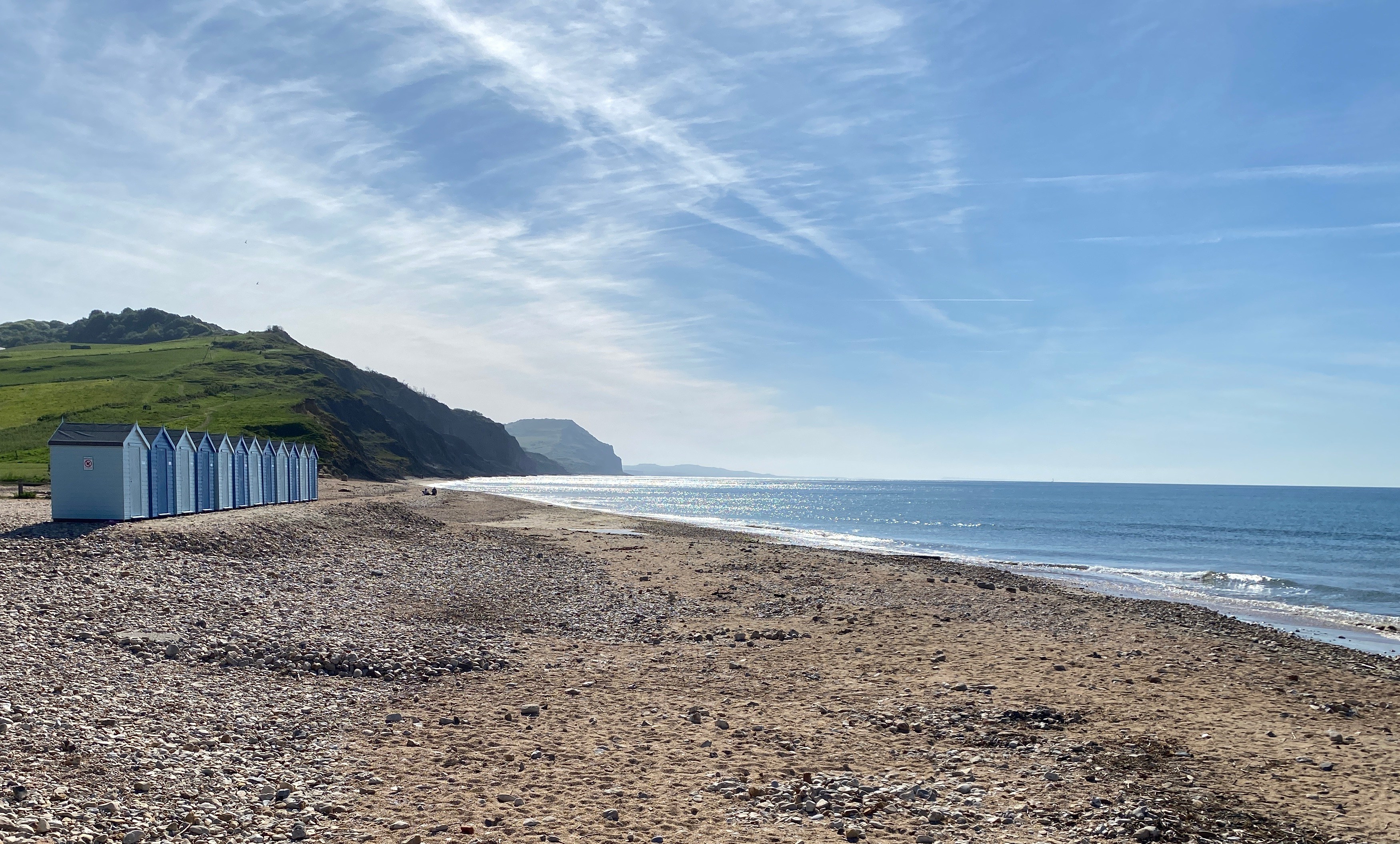 Charmouth Beach (12 mins away)