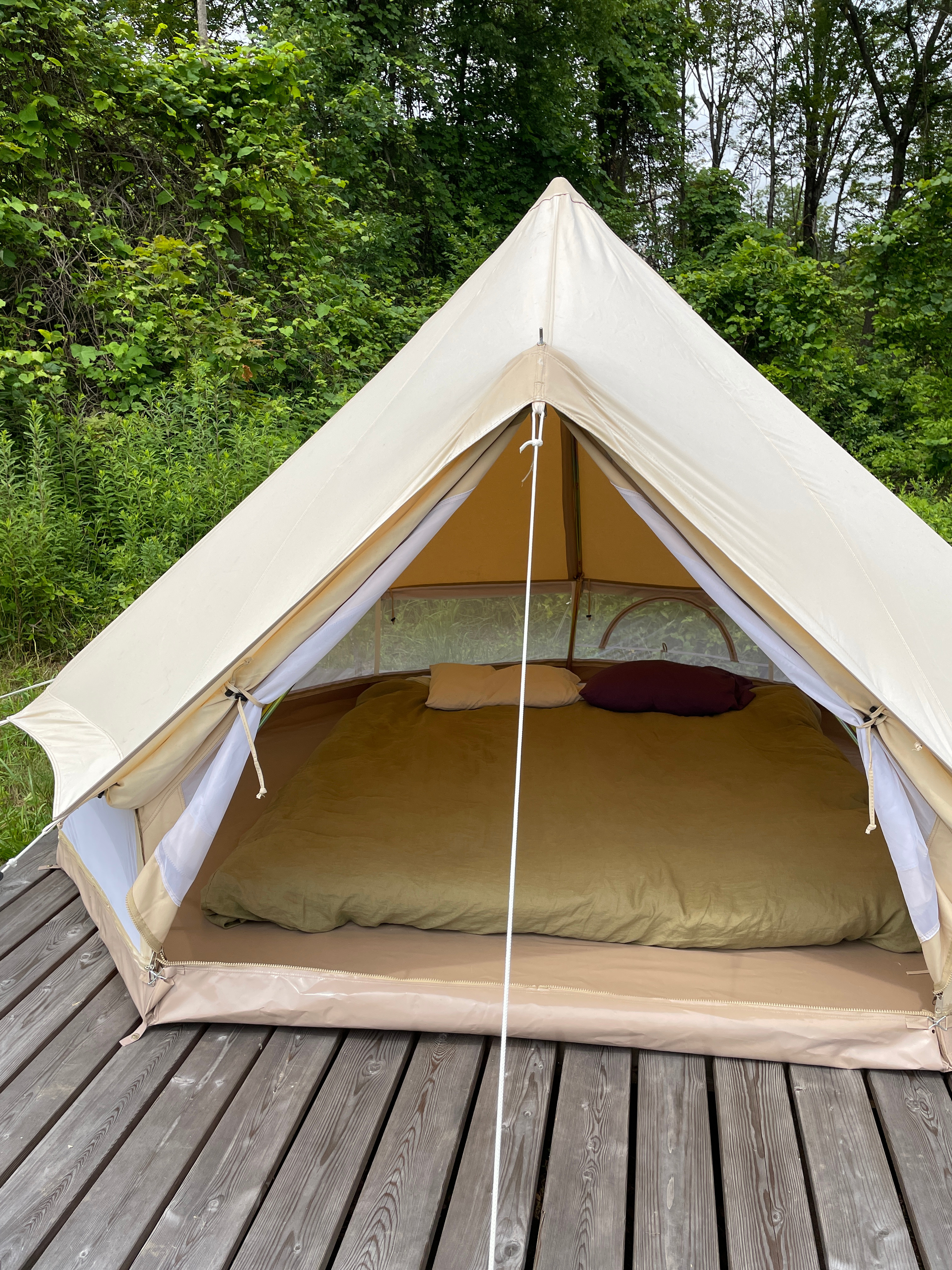 Glamping on an Herb Farm