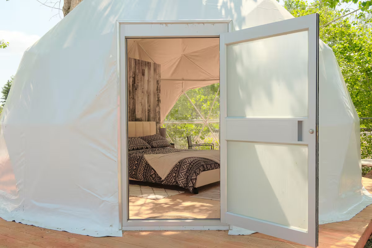 Geodesic Dome At Sylvan Lake AB