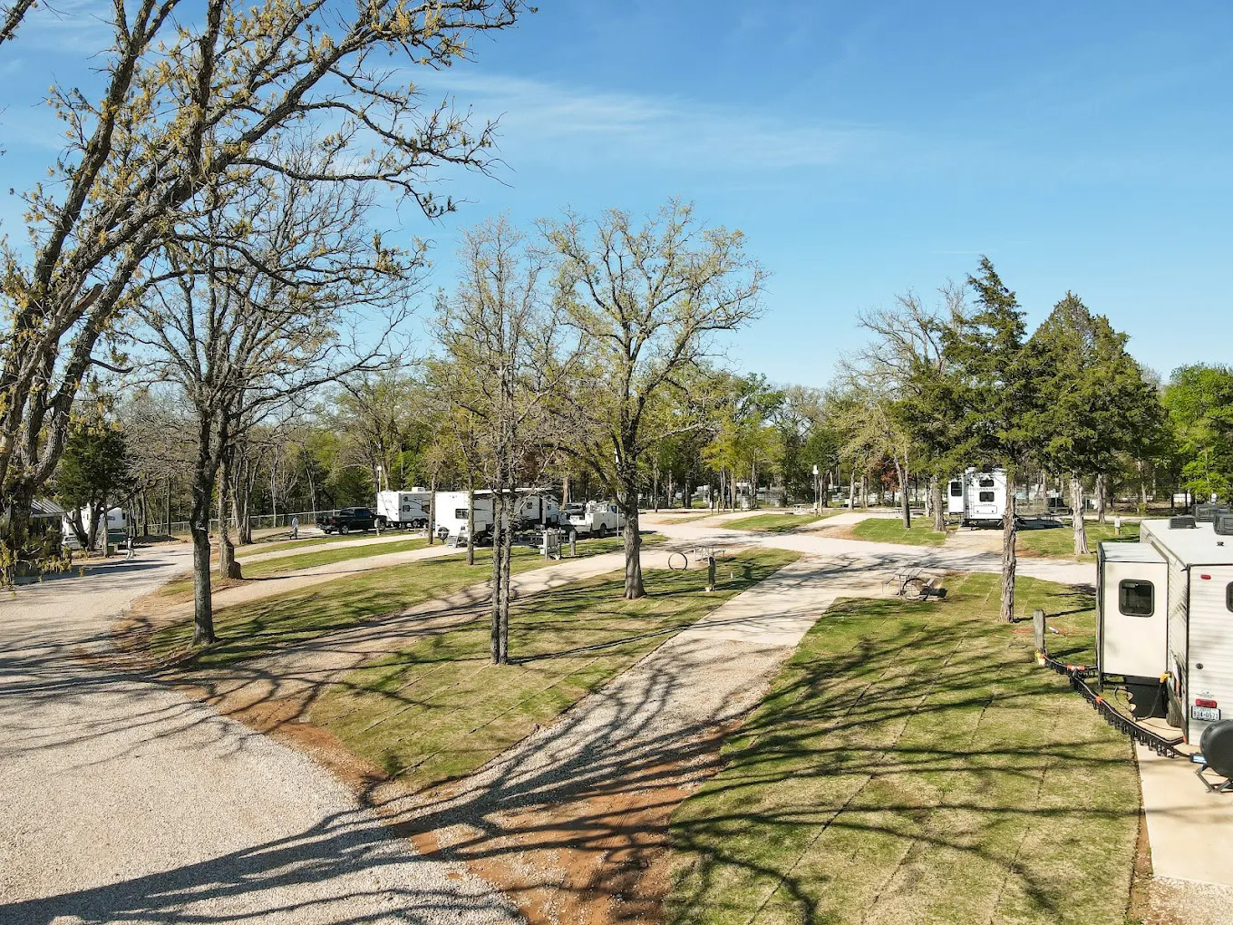 Blue Sky at Cedar Creek Lake RV Park