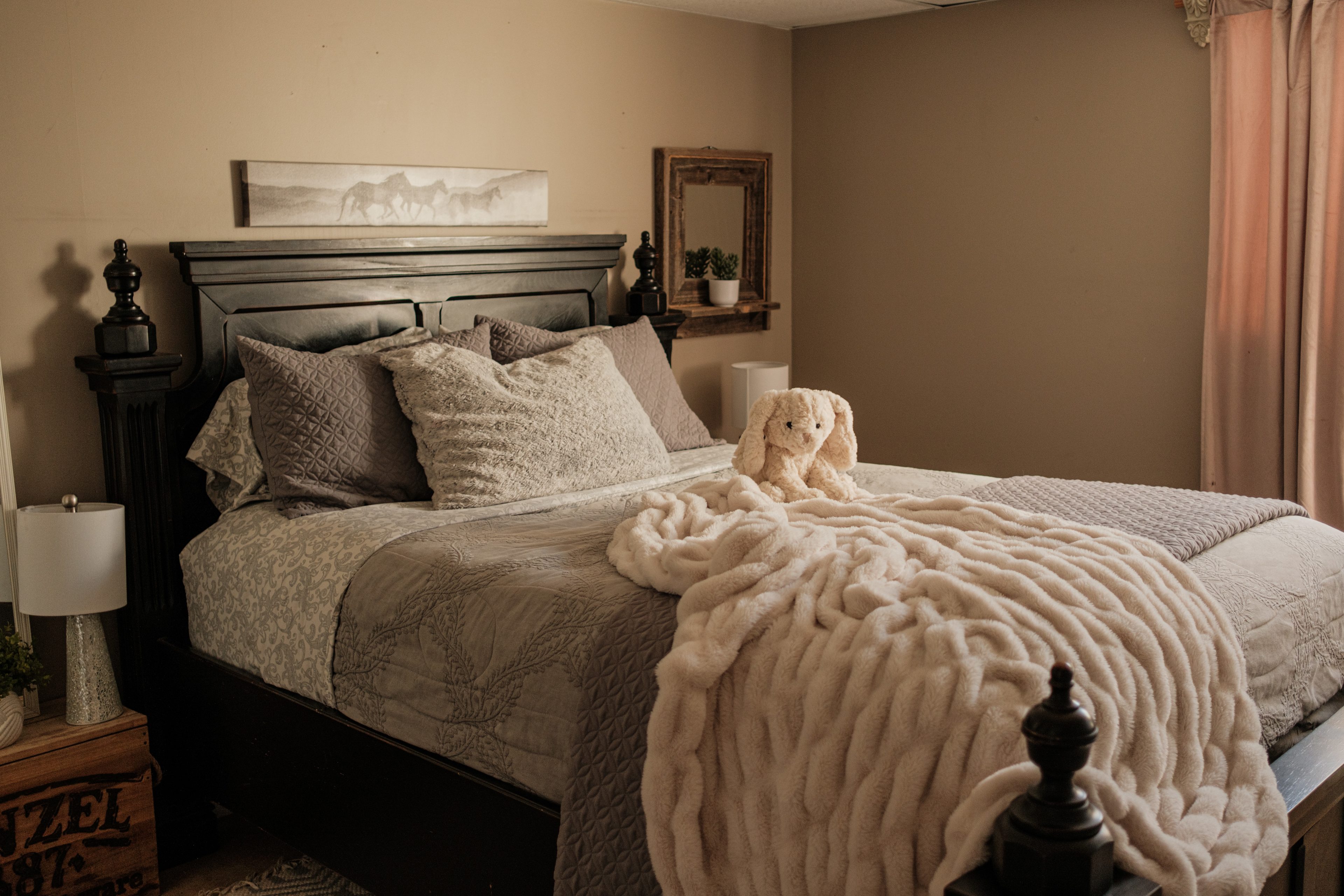 One of 3 bedrooms. 
