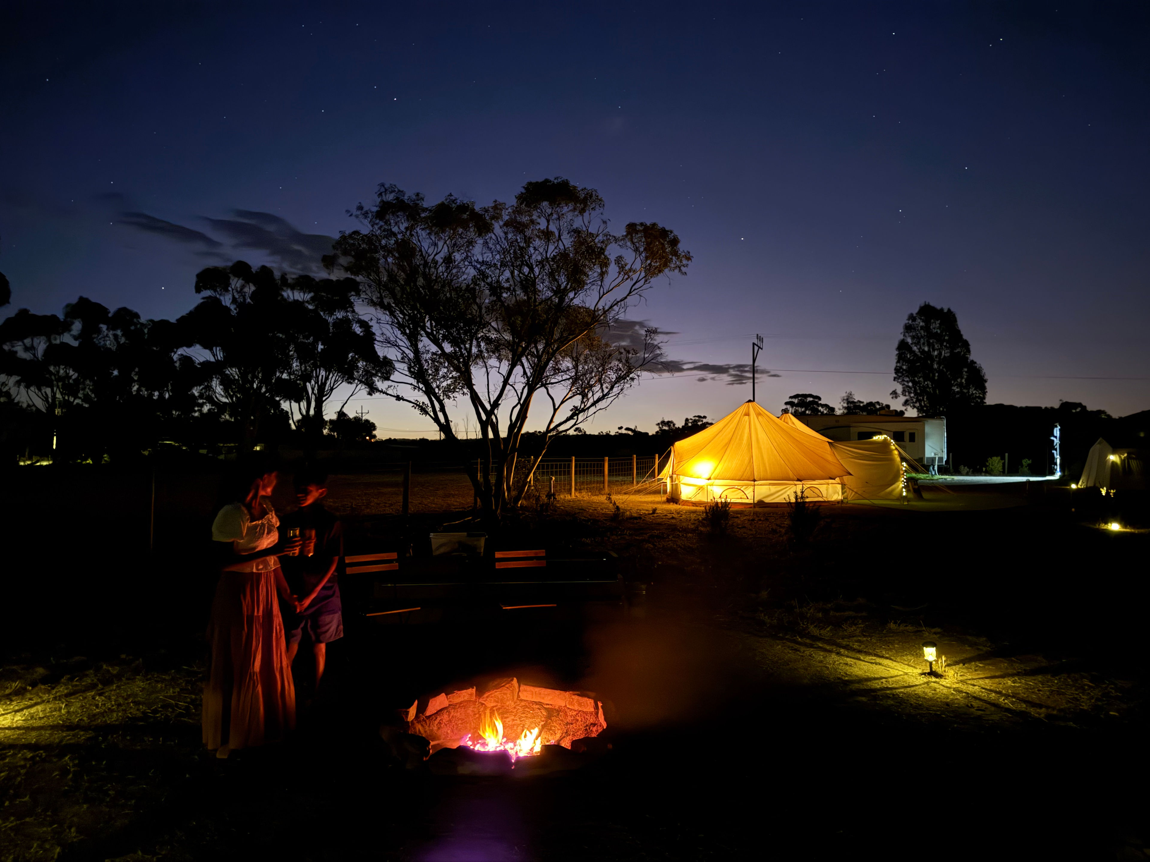 The Pink Lake Insta-Camp