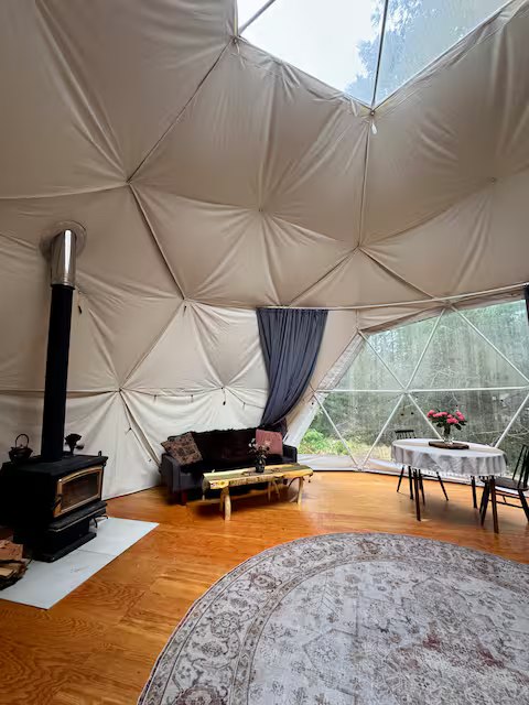 Magical Dome In The Woods Glamping