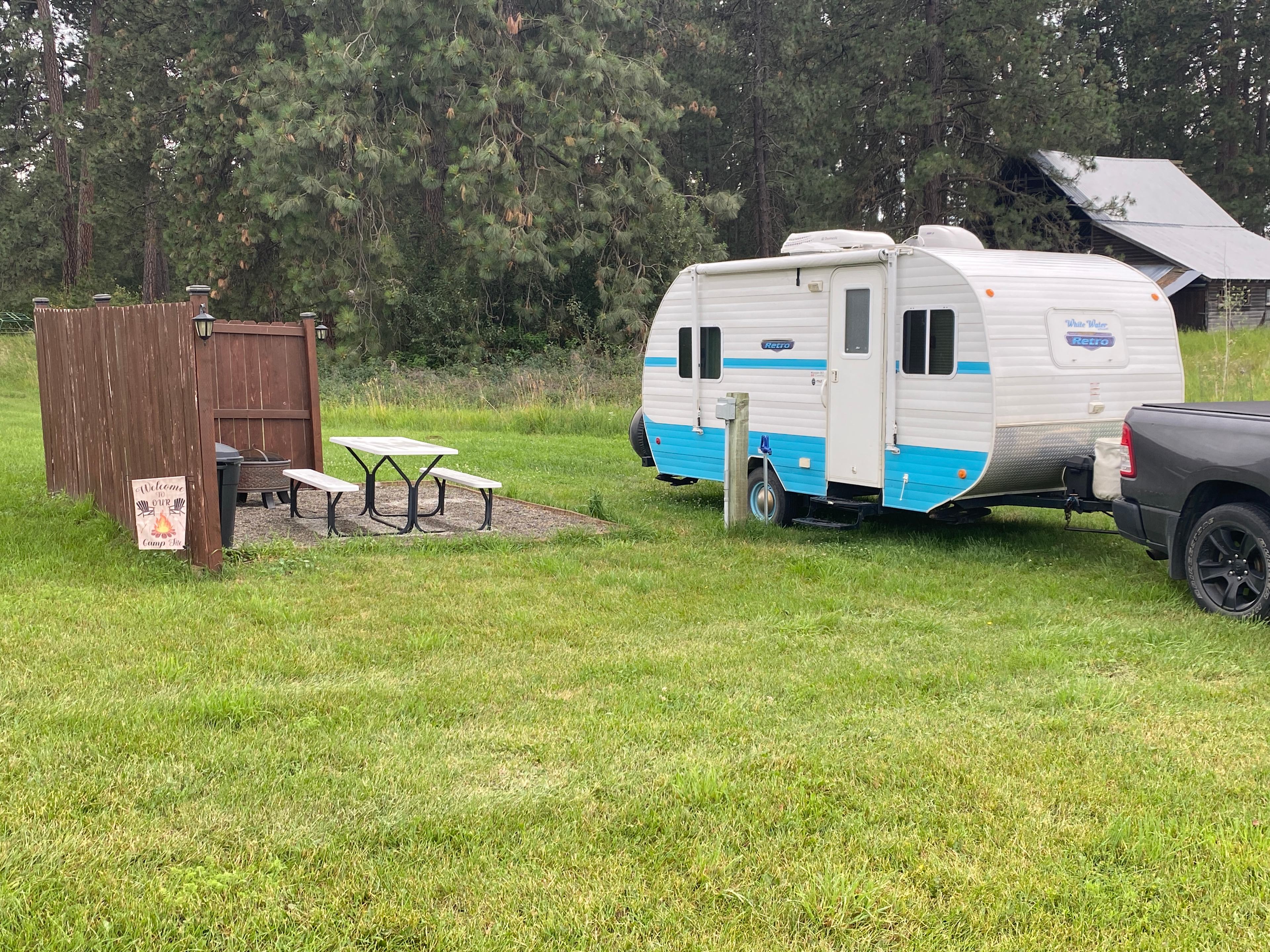 Country Setting With Mountain Views