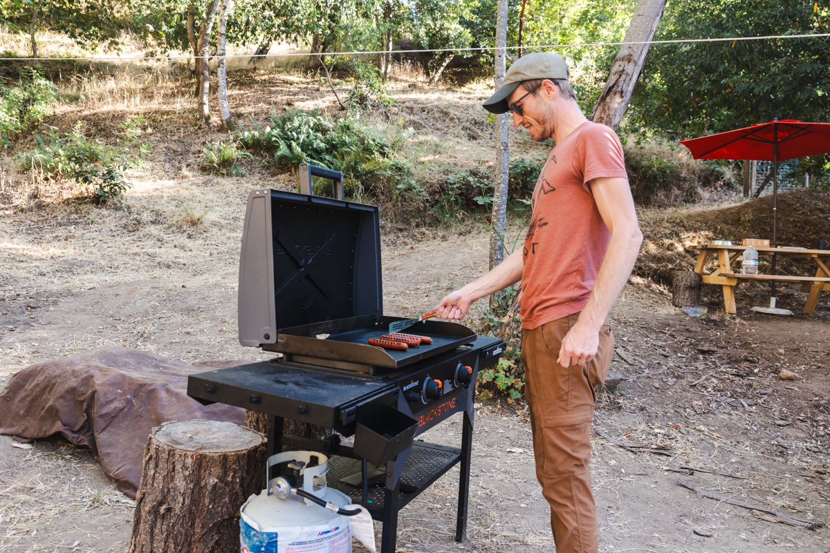 Grill by (4wd only) parking area for Golden Bowl site