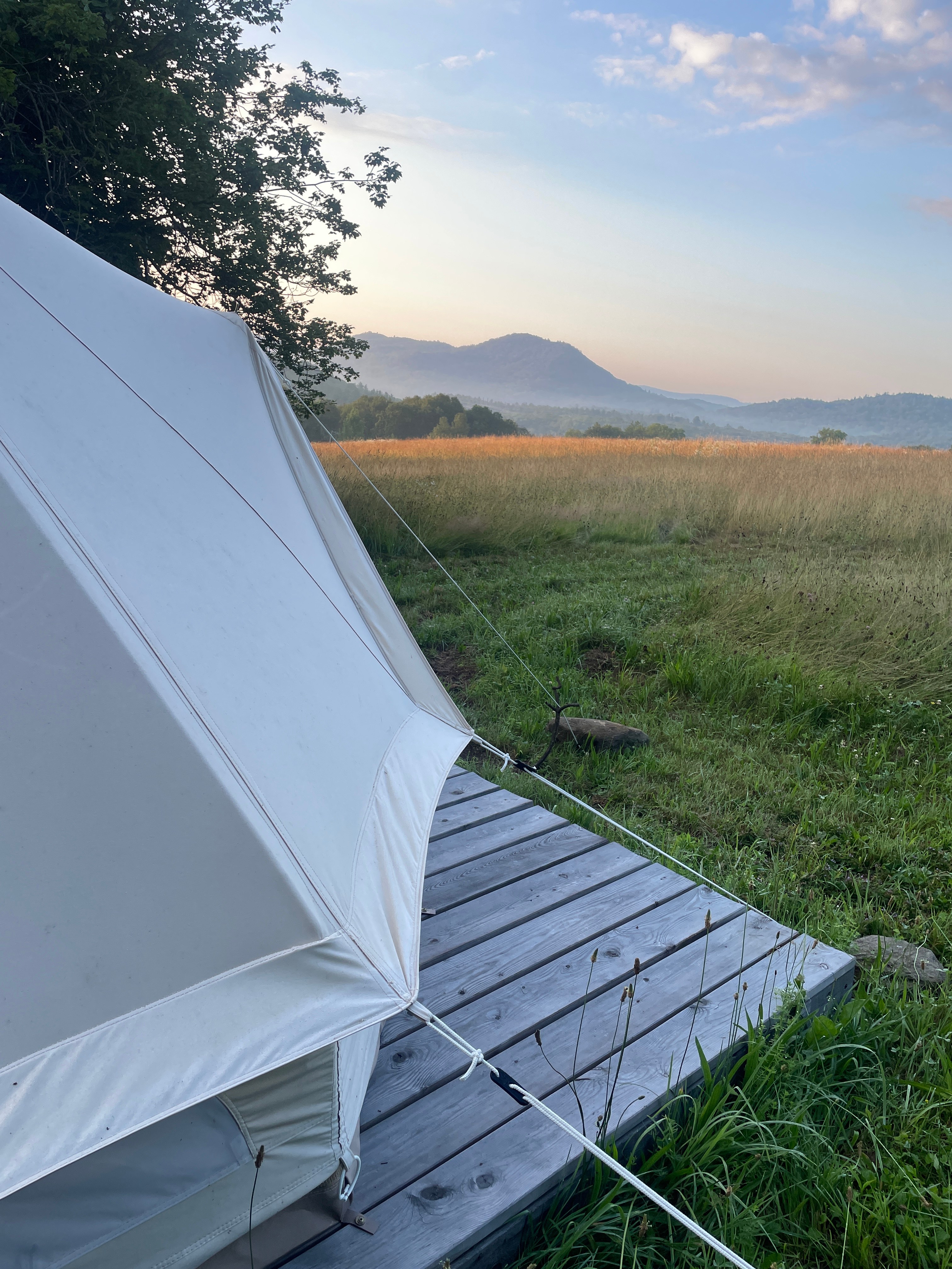 Glamping on an Herb Farm