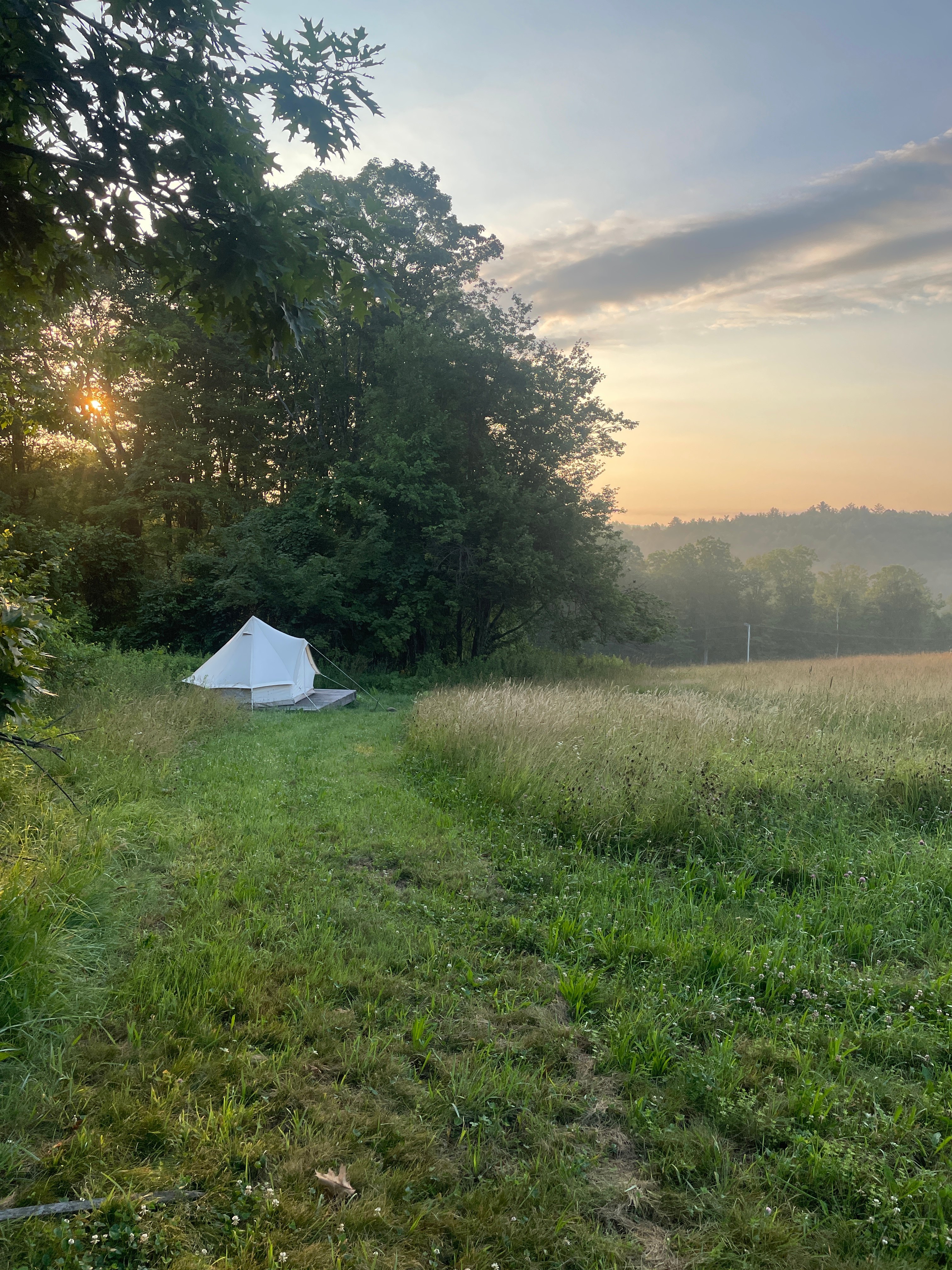 Glamping on an Herb Farm