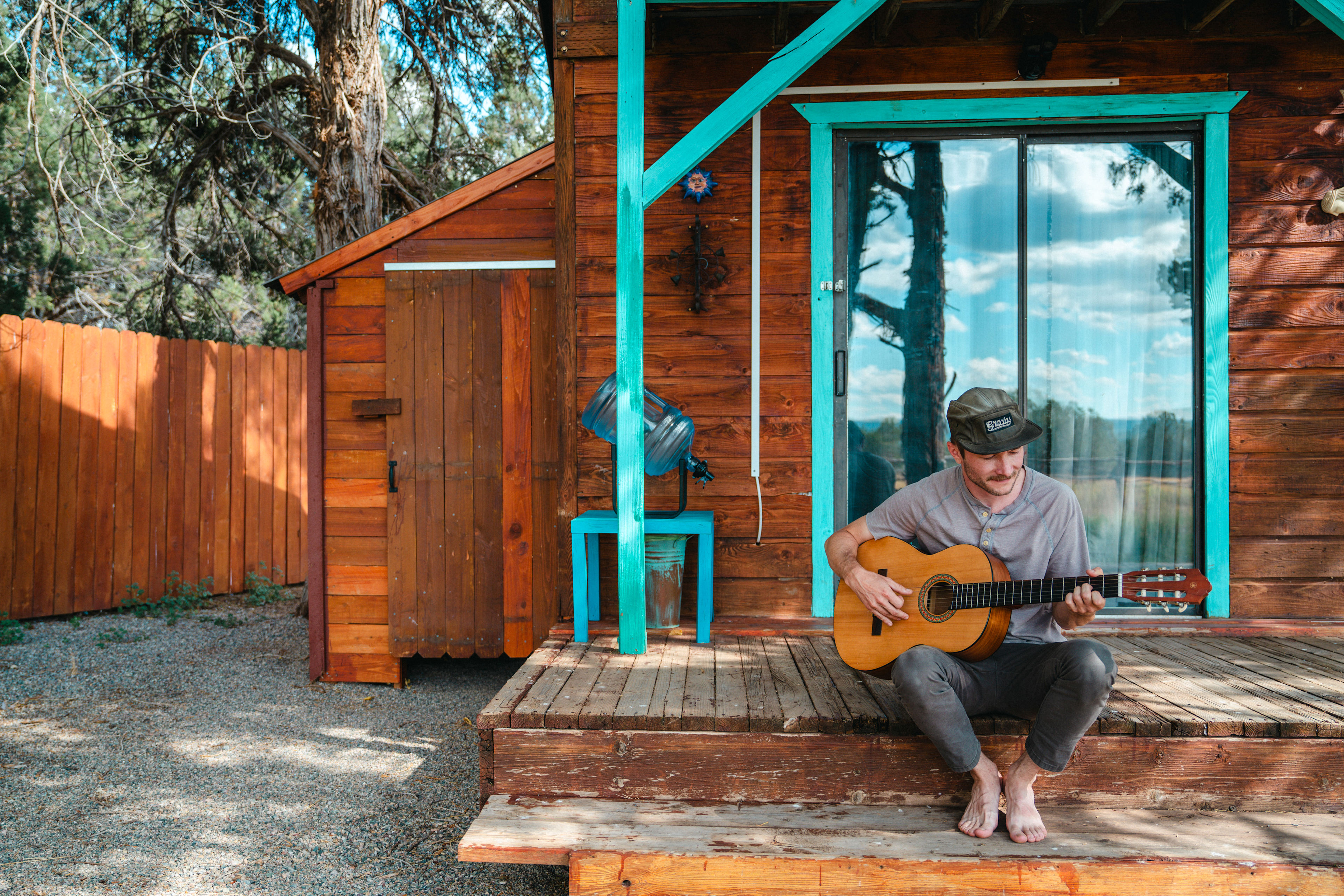 The Art Shack A Tiny Glamping Cabin