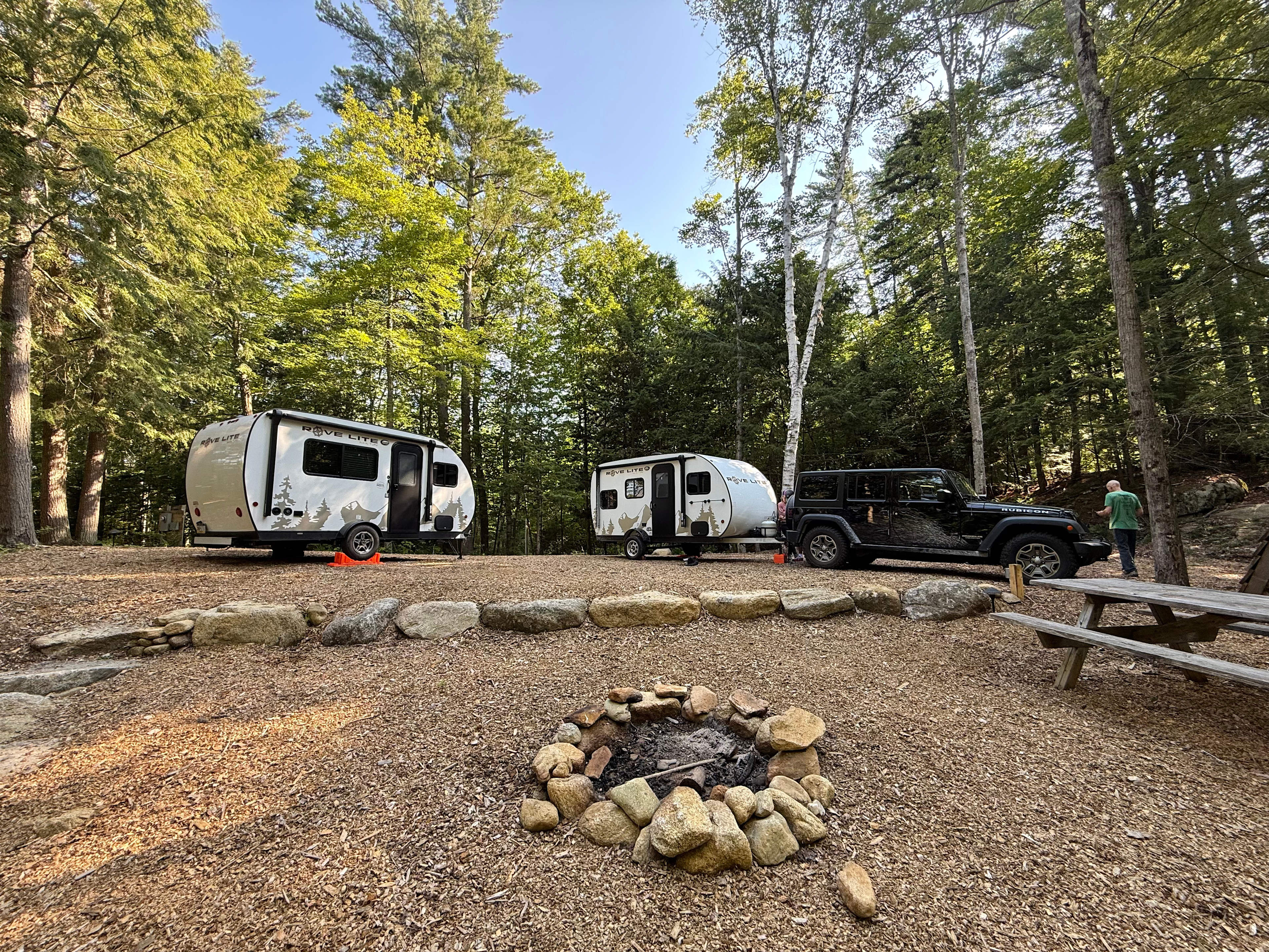 Plenty of room for 2 x 14 foot campers