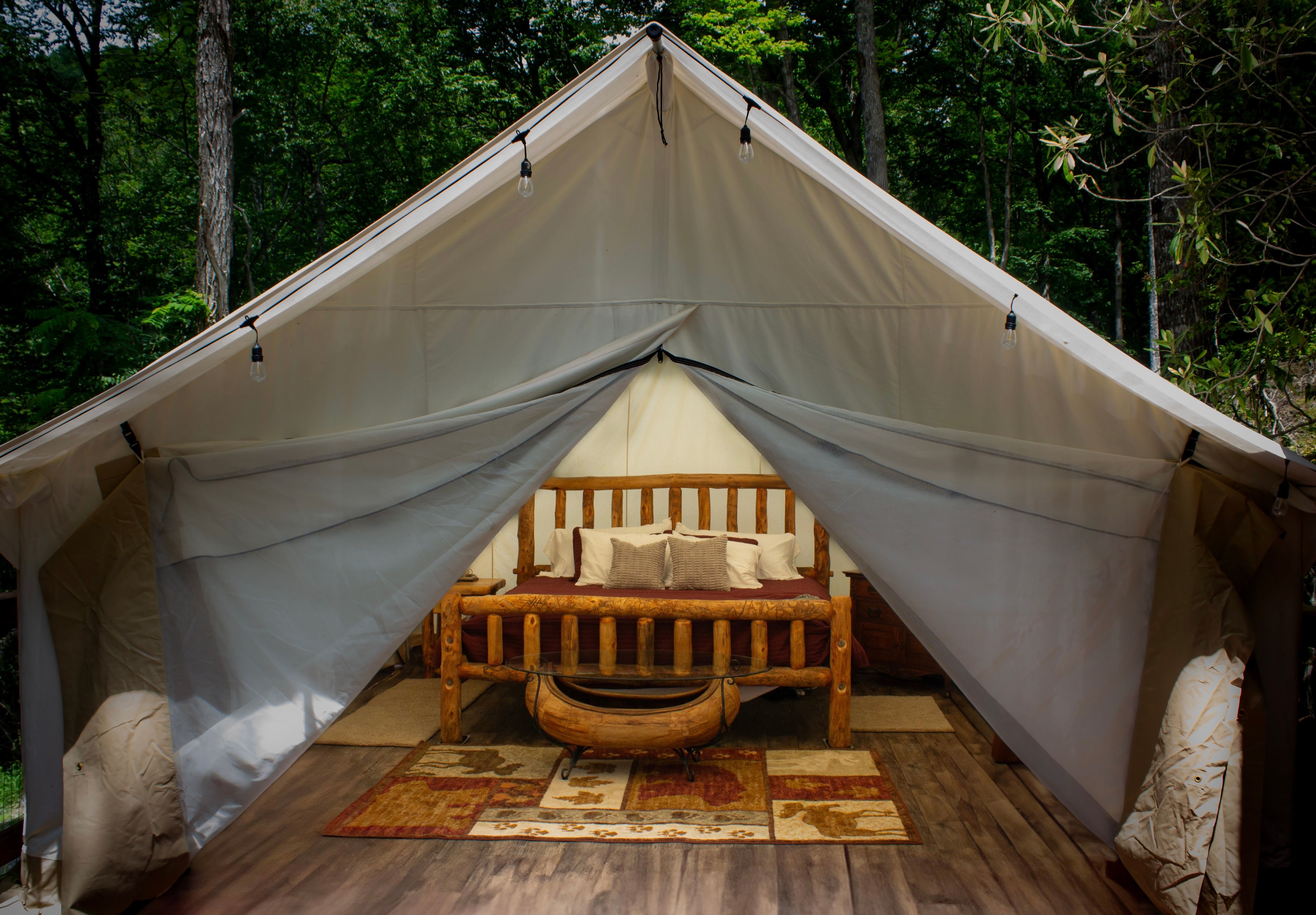 Luxe Tent/Private Bathhouse/Wifi/AC