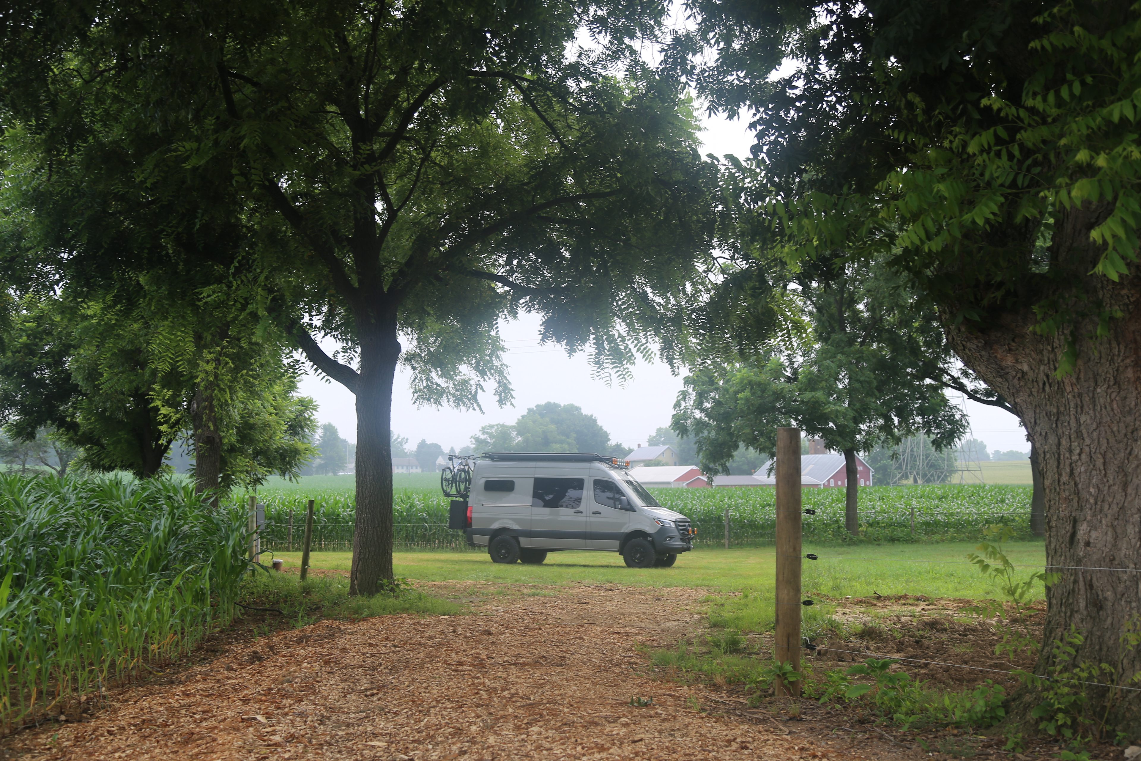 Remote with power and water hookups 