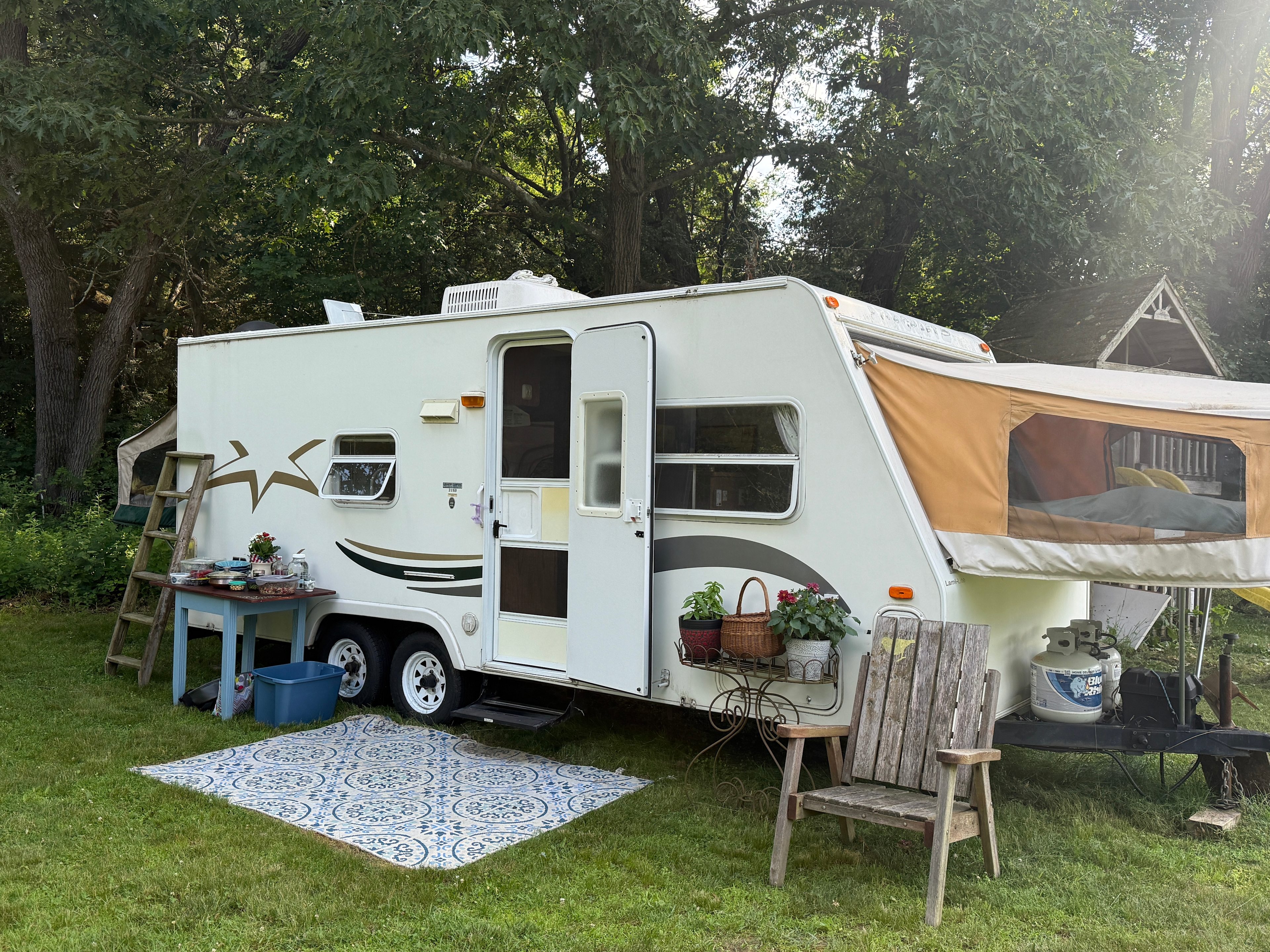 Glamping in Southern Kettle Moraine