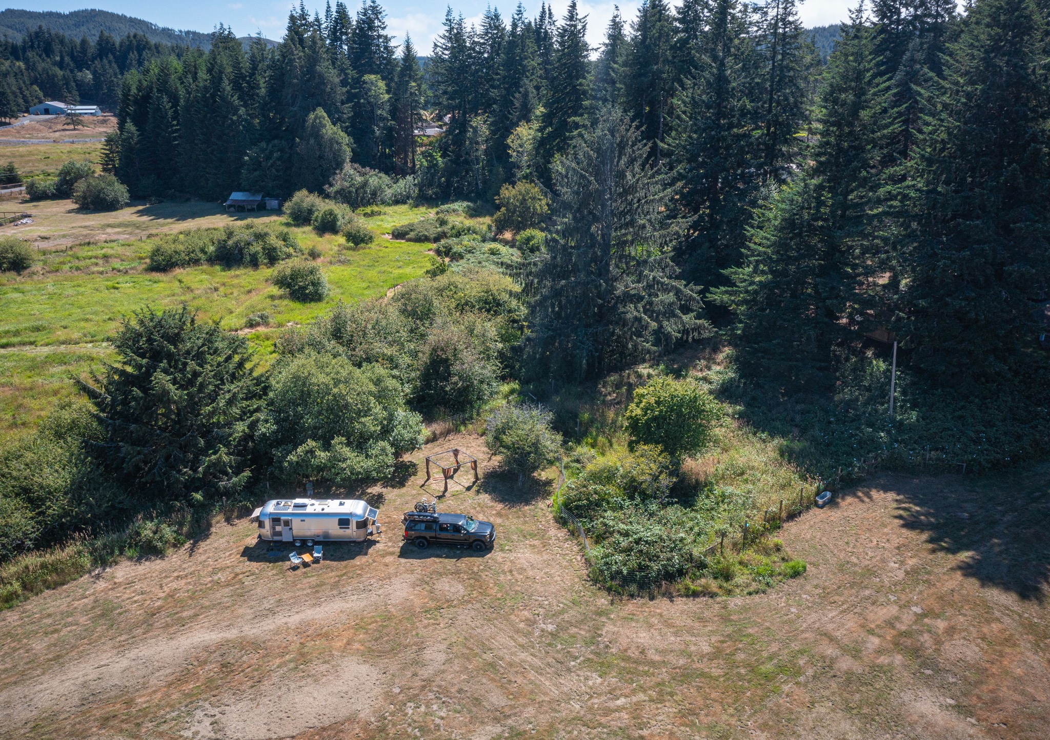 Camp Spot in the Field