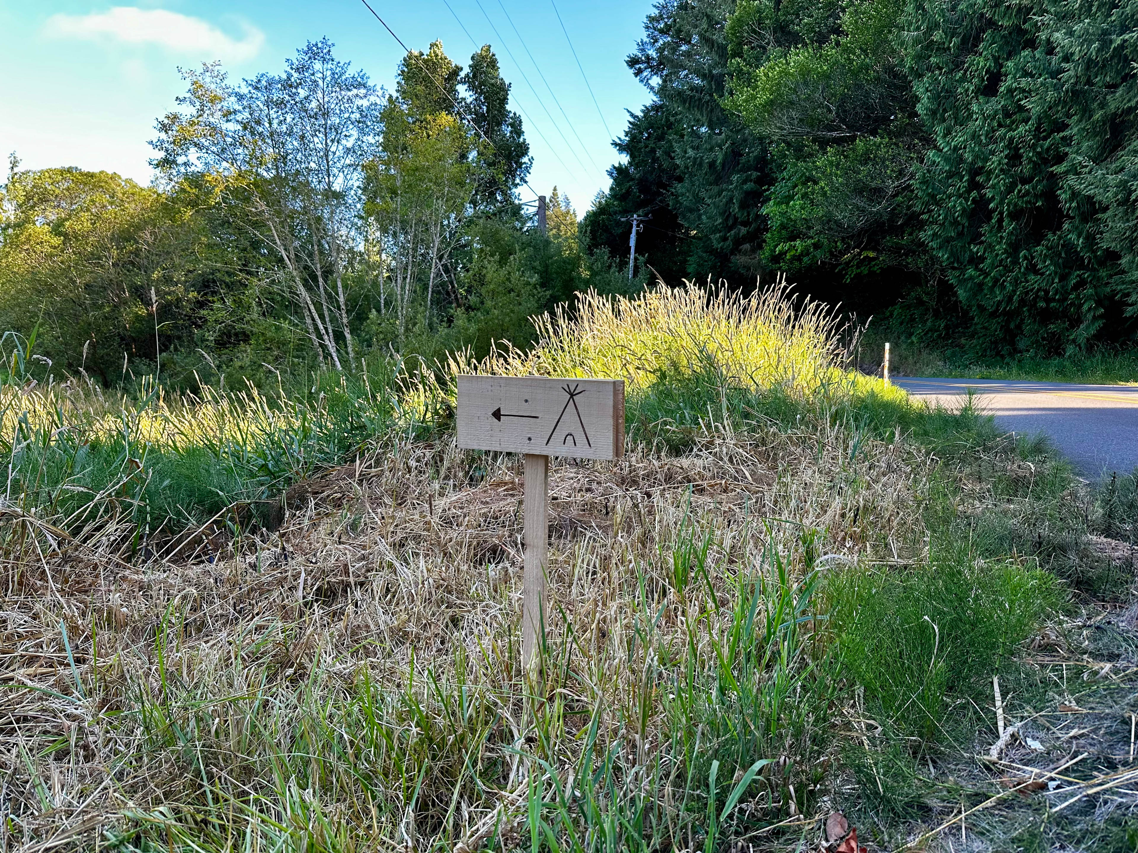 Sign from North Bank Ln. 