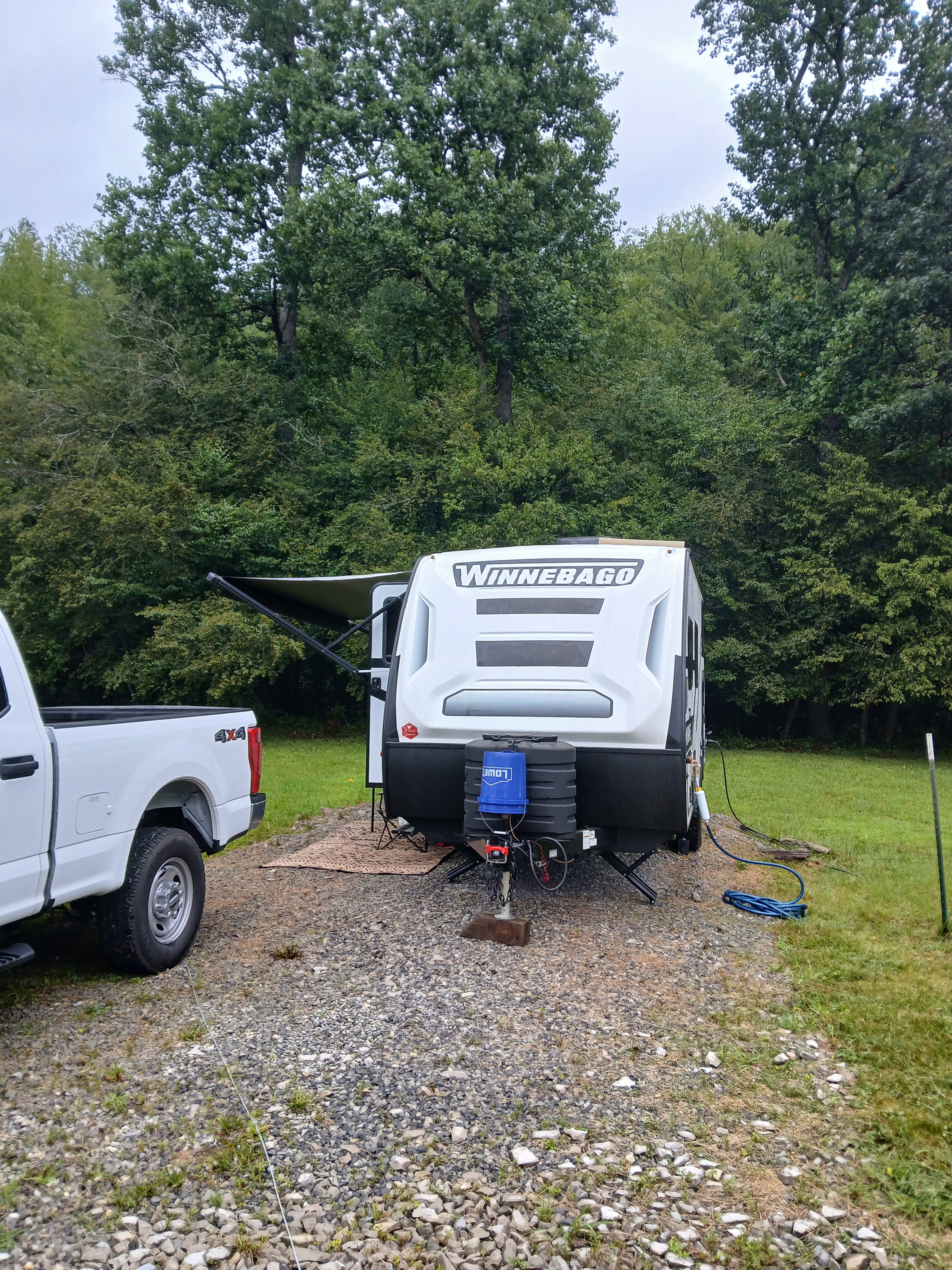 Campsite just past 2nd cabin