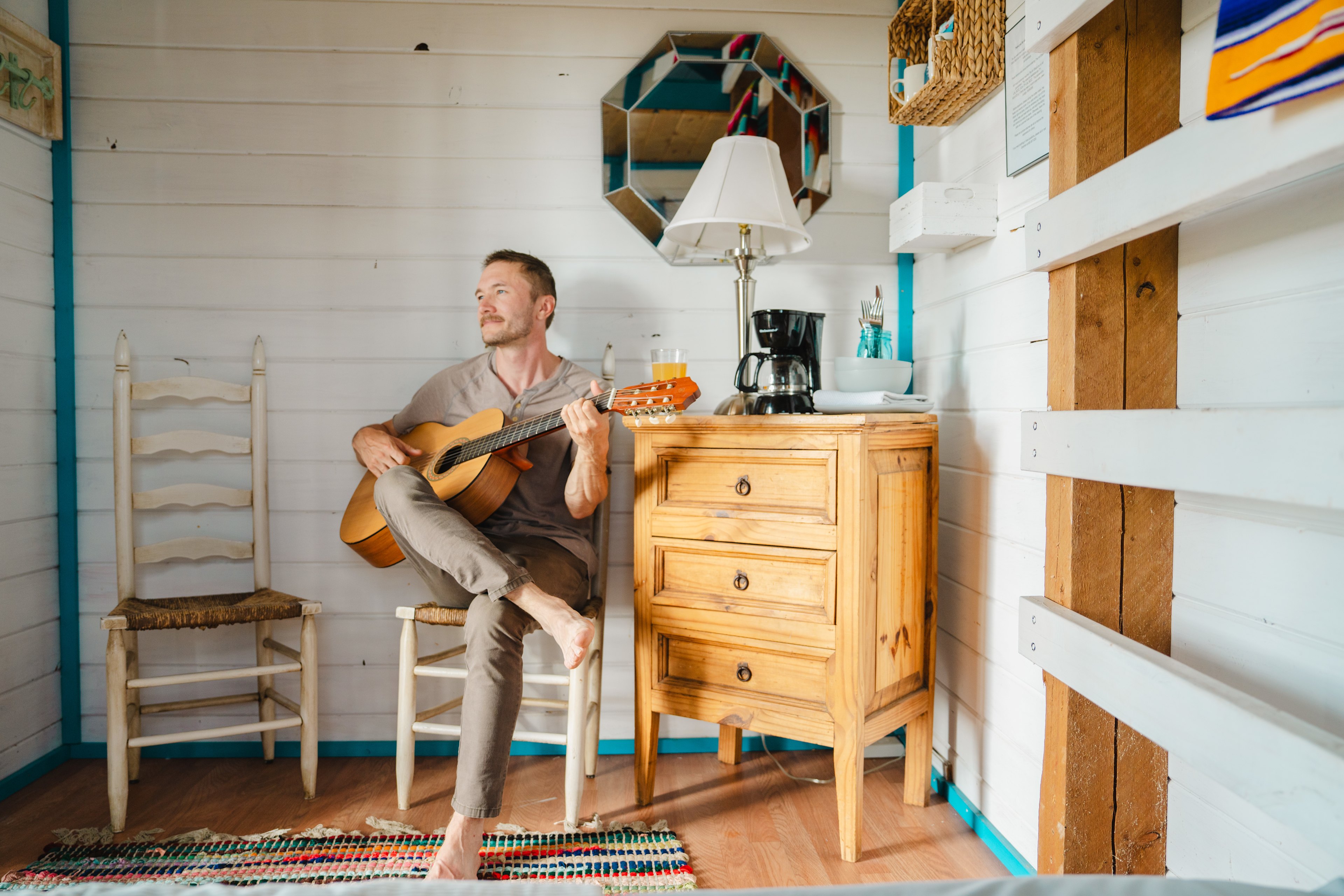 The Art Shack A Tiny Glamping Cabin