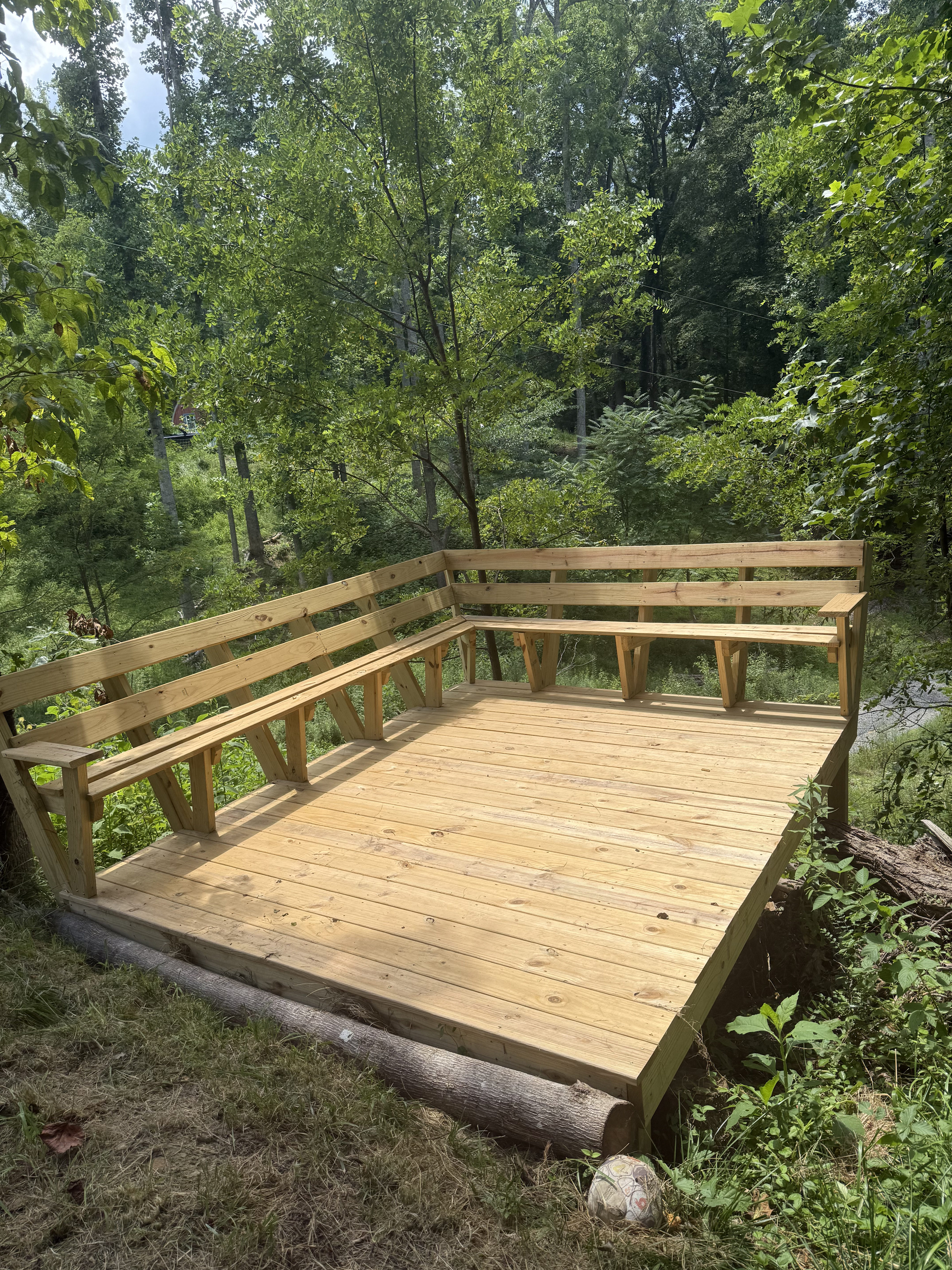 Private deck.
