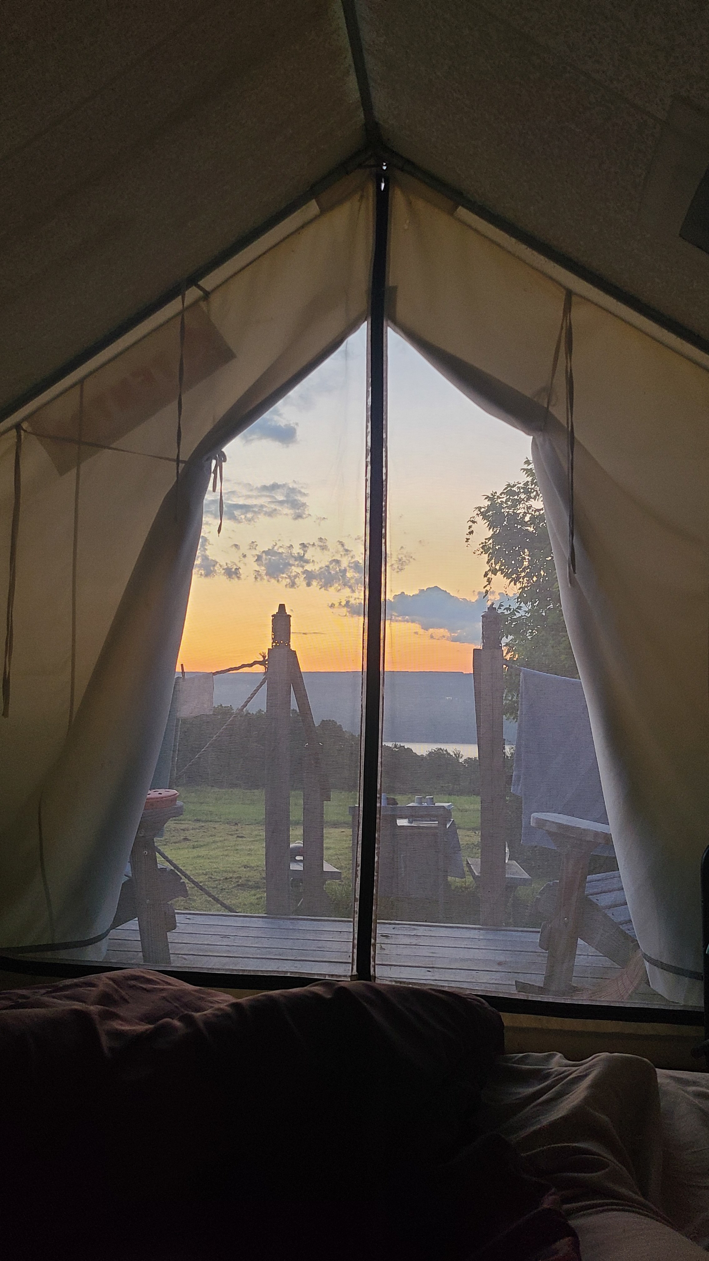 Sunrise from our campsite
