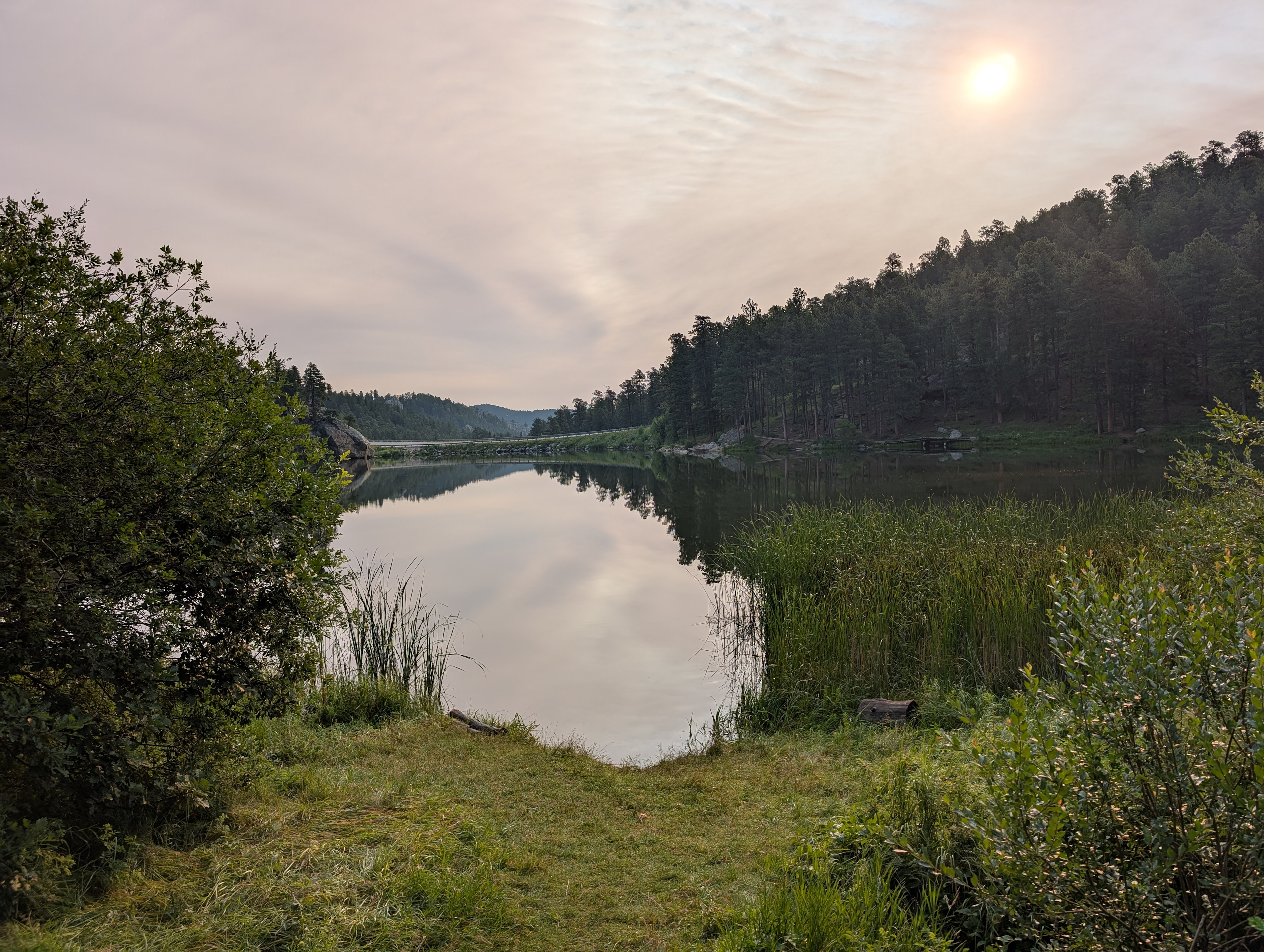 View from our campsite 