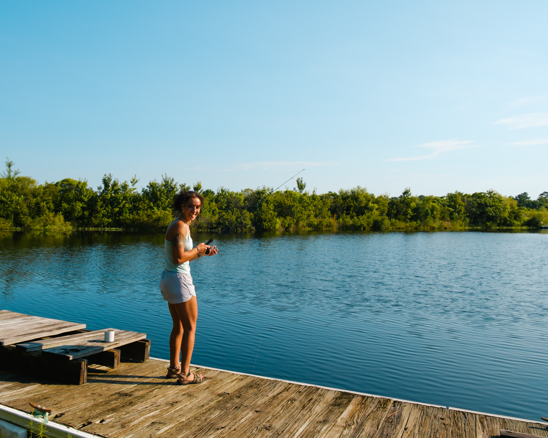 lots of docks for fishing!