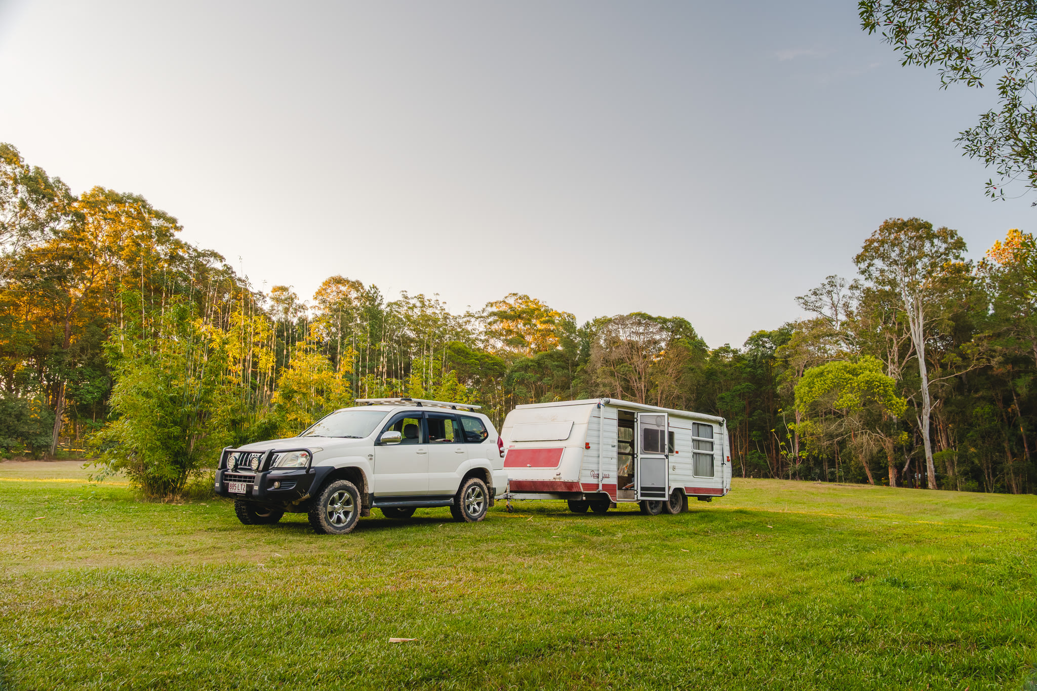 Secondary site option for caravans and large rigs