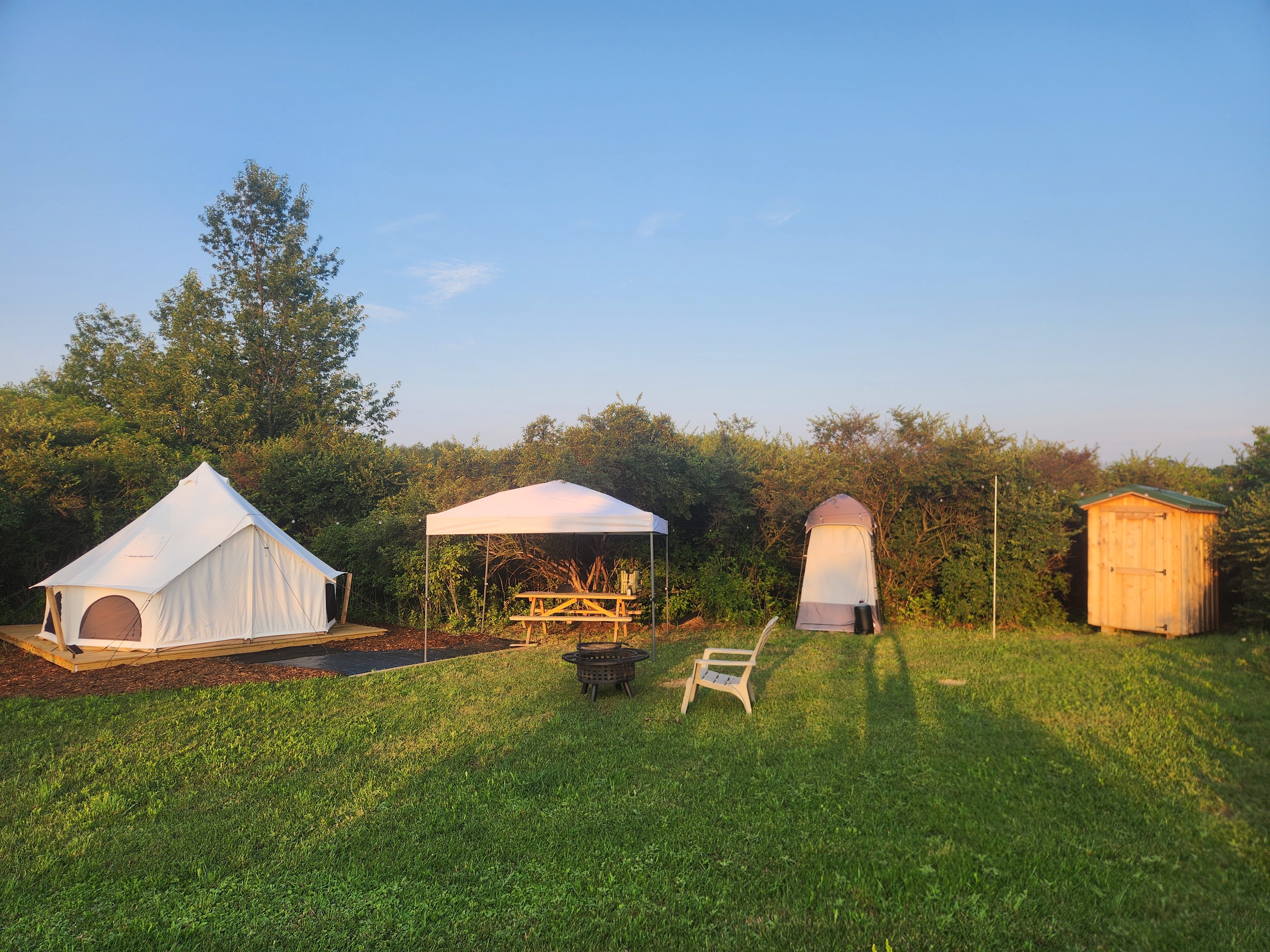 Overgrown Ridge Camp By Letchworth