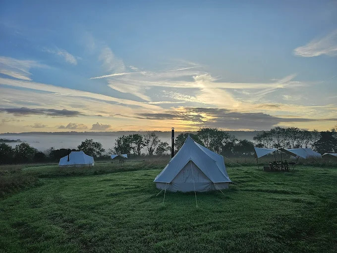 Jurassic Airstreams Spa Glamping