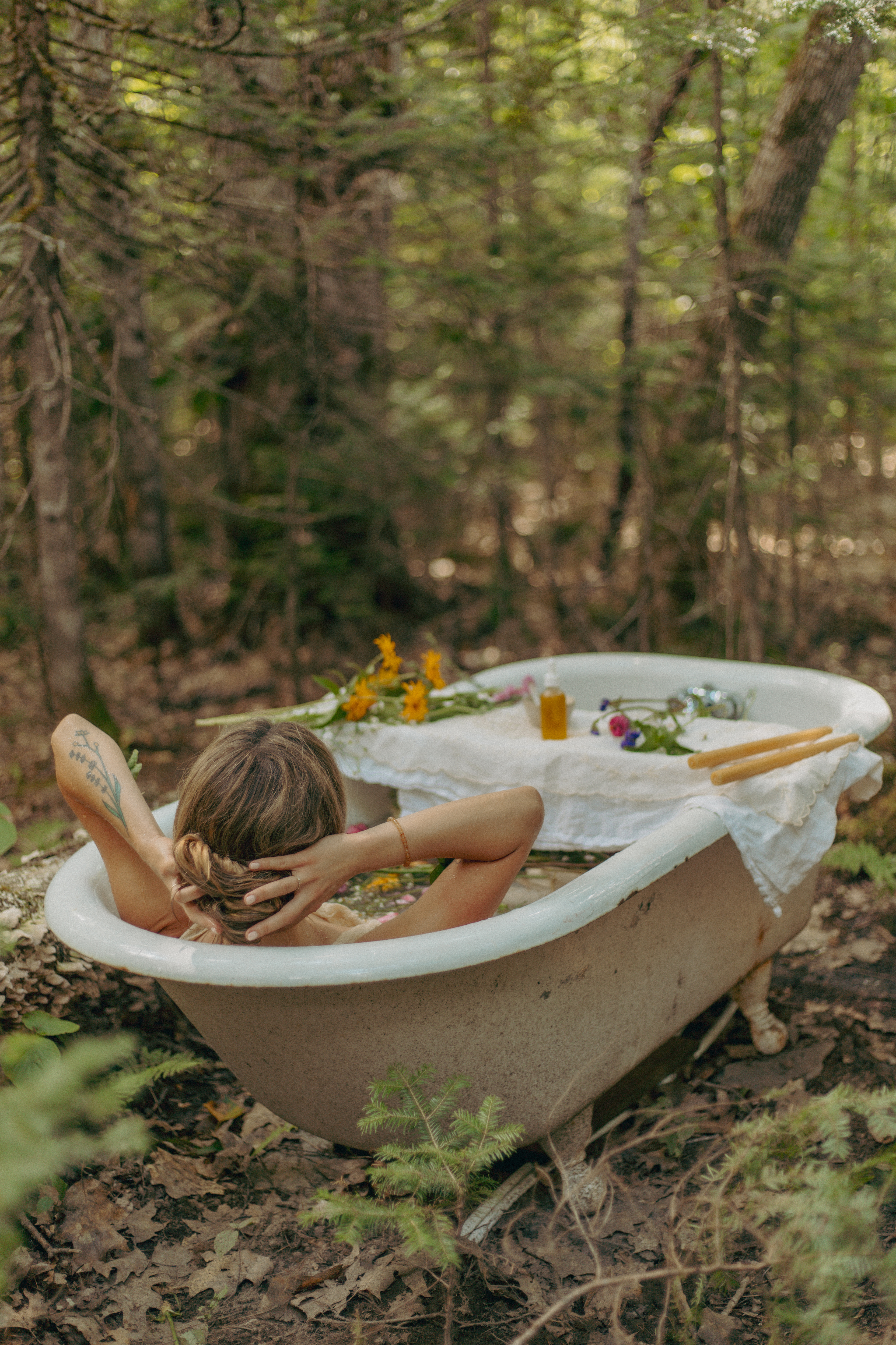 Forest Bathing Riverside Bell Tent