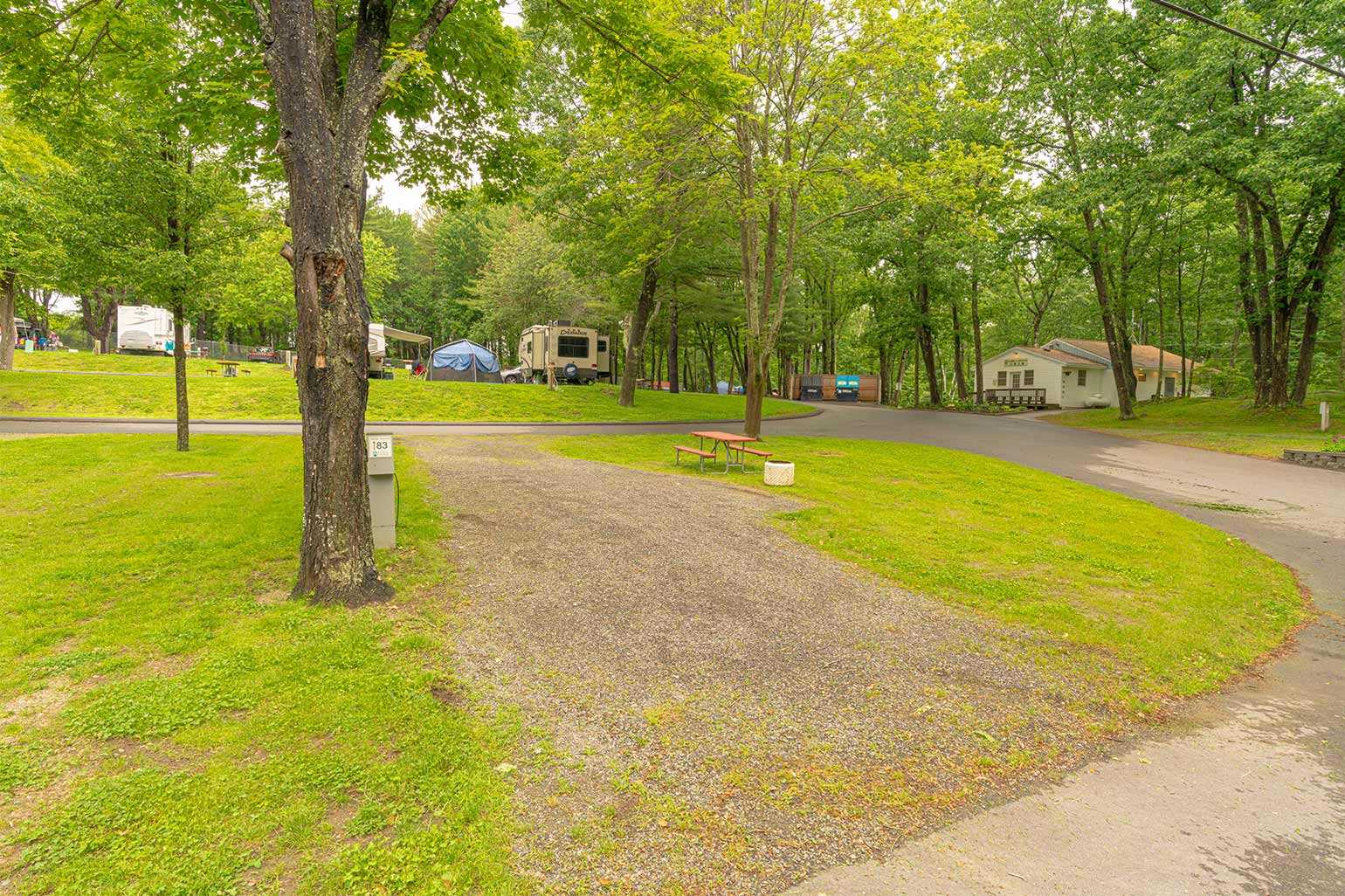 Water & Electric RV Site