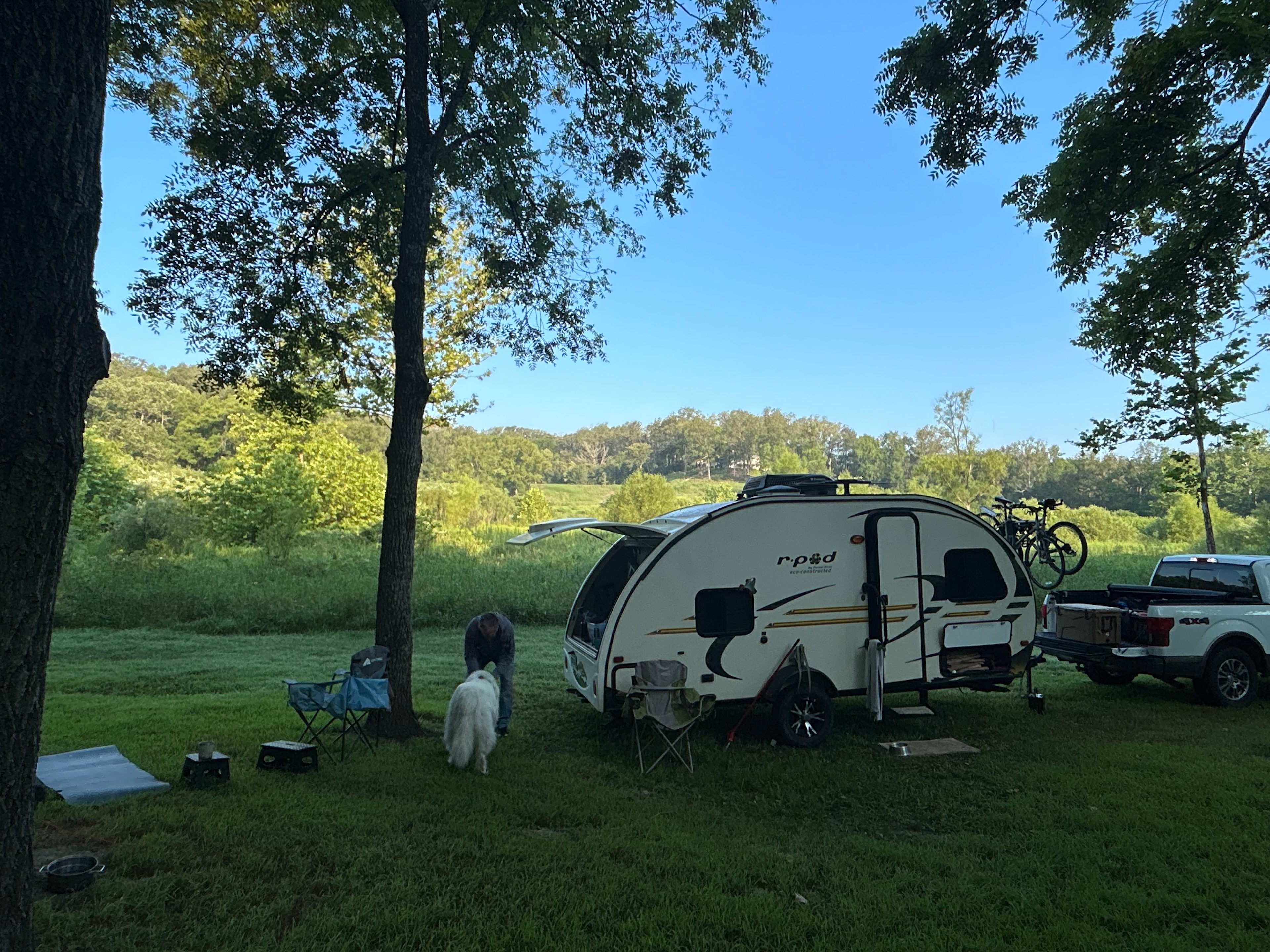 Shaded with great views 