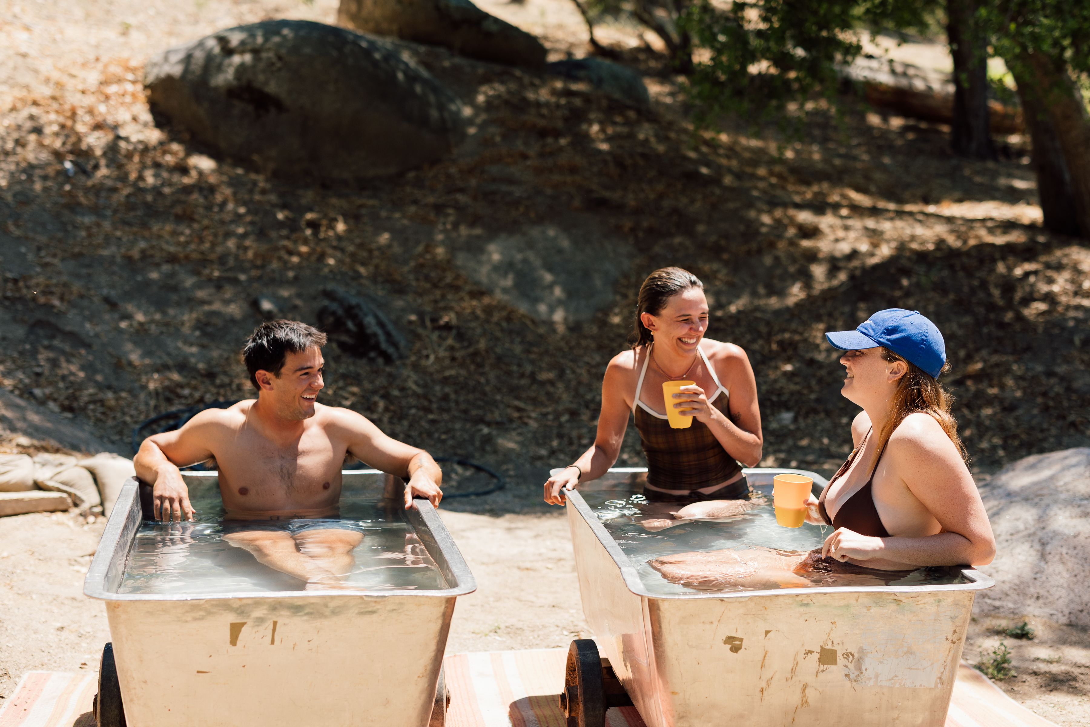 We discovered that the tubs actually fit three (or four?)