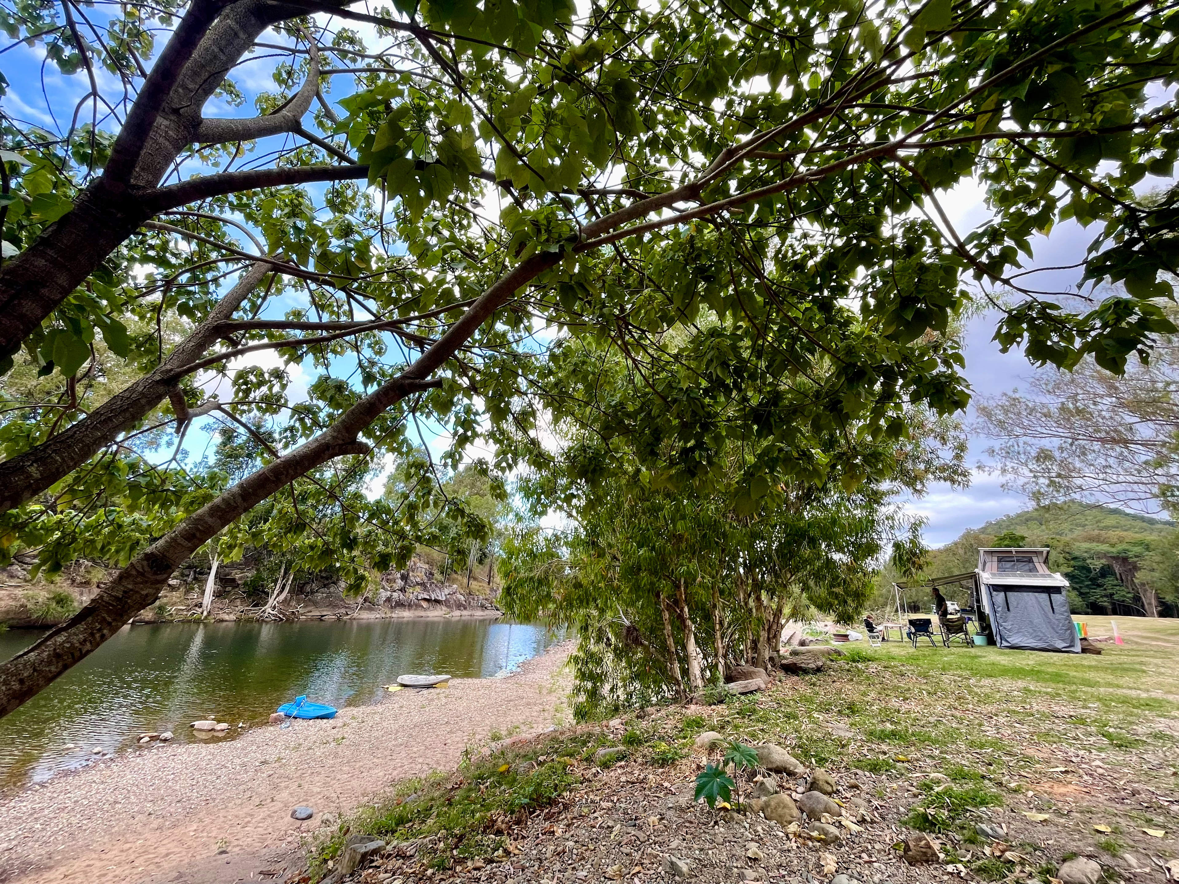 Creek and Antique Camping