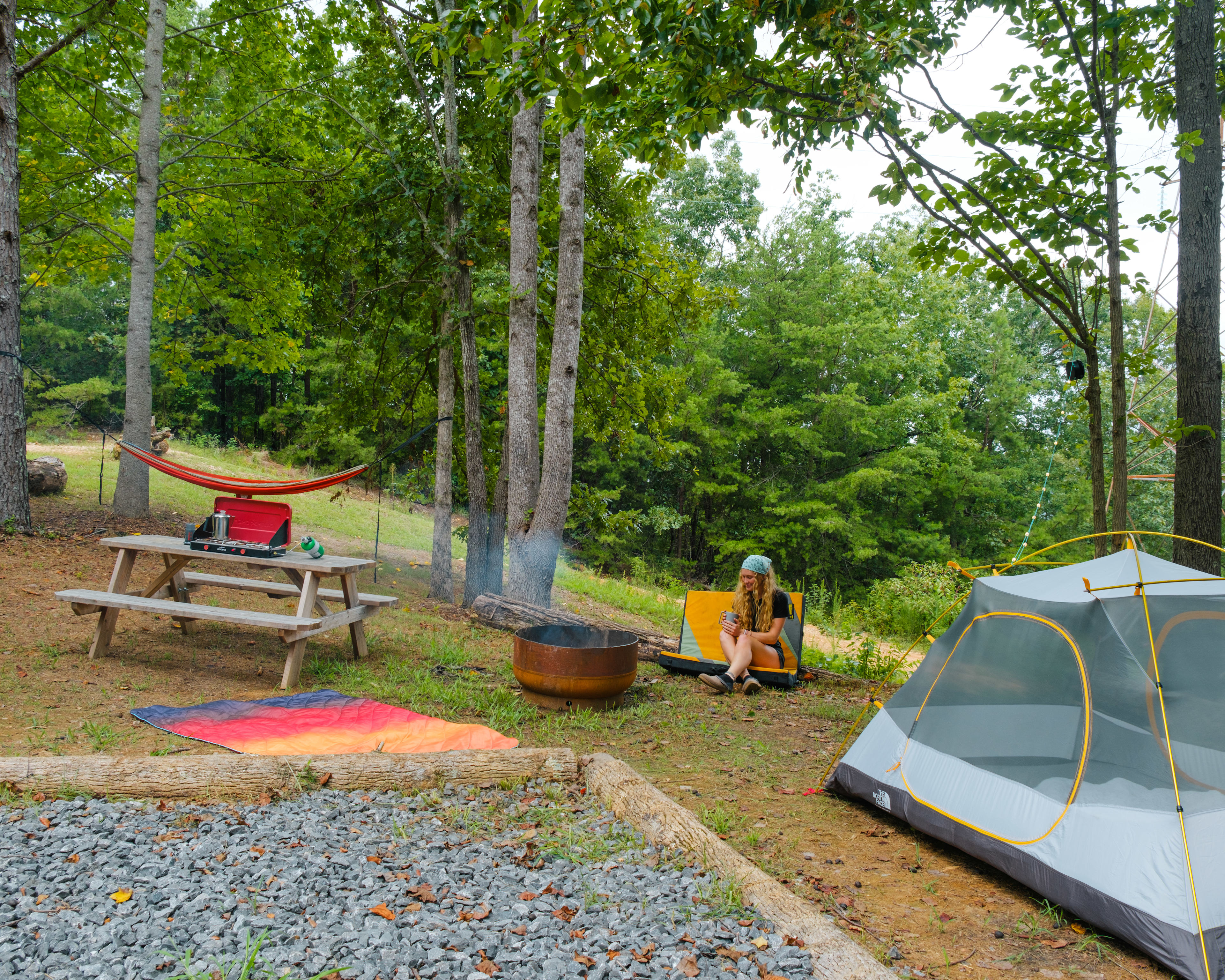 Campsite #1; The View; it actually has an incredible mountain view!