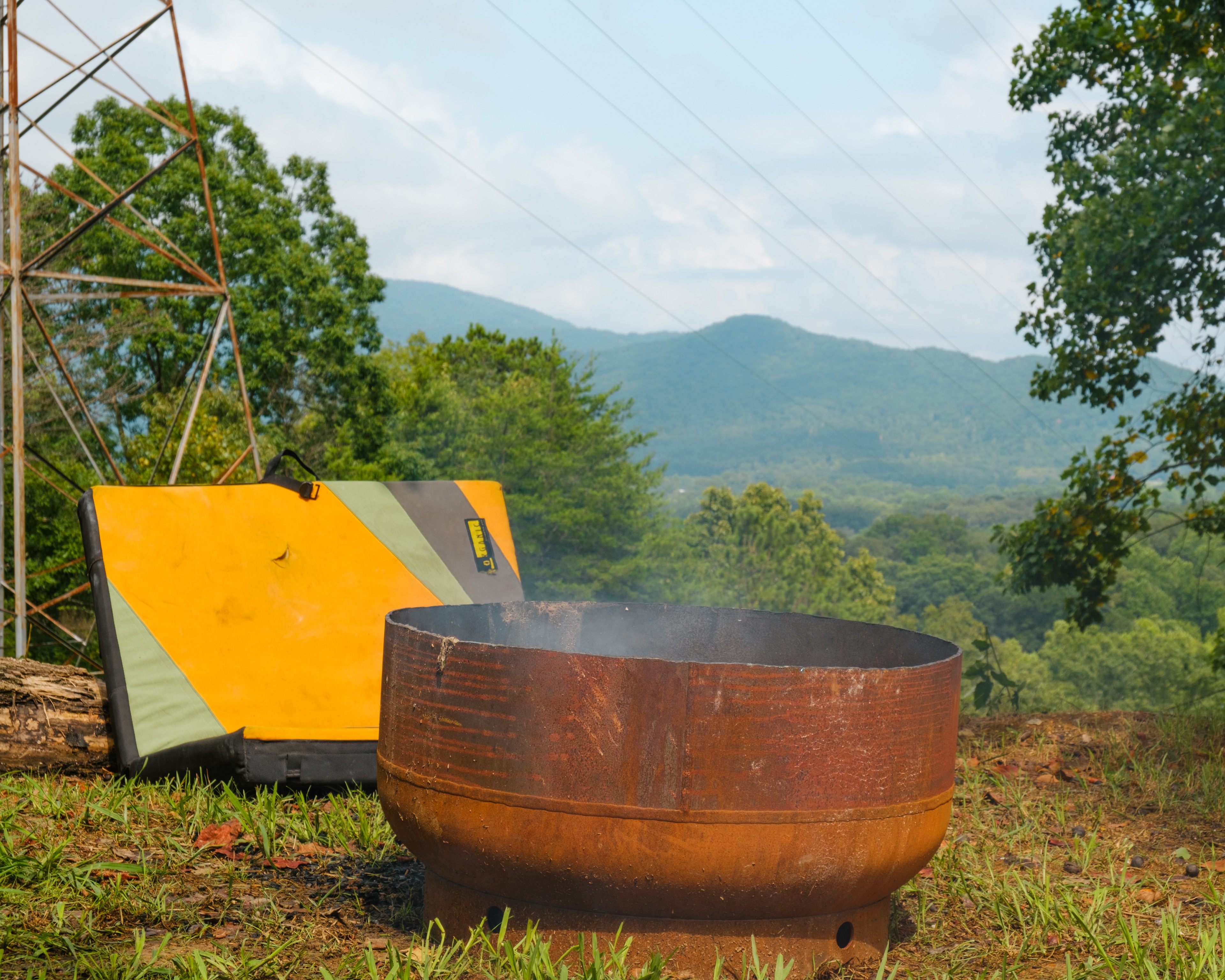 every site has a fire pit, be sure to bring some sort of chair or blanket!