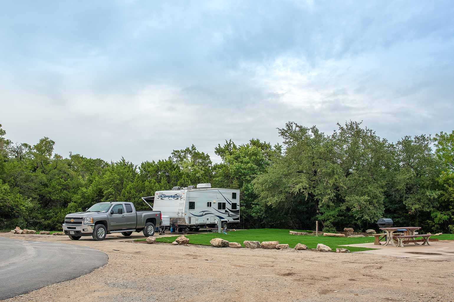 Red Carpet Back-In RV Site